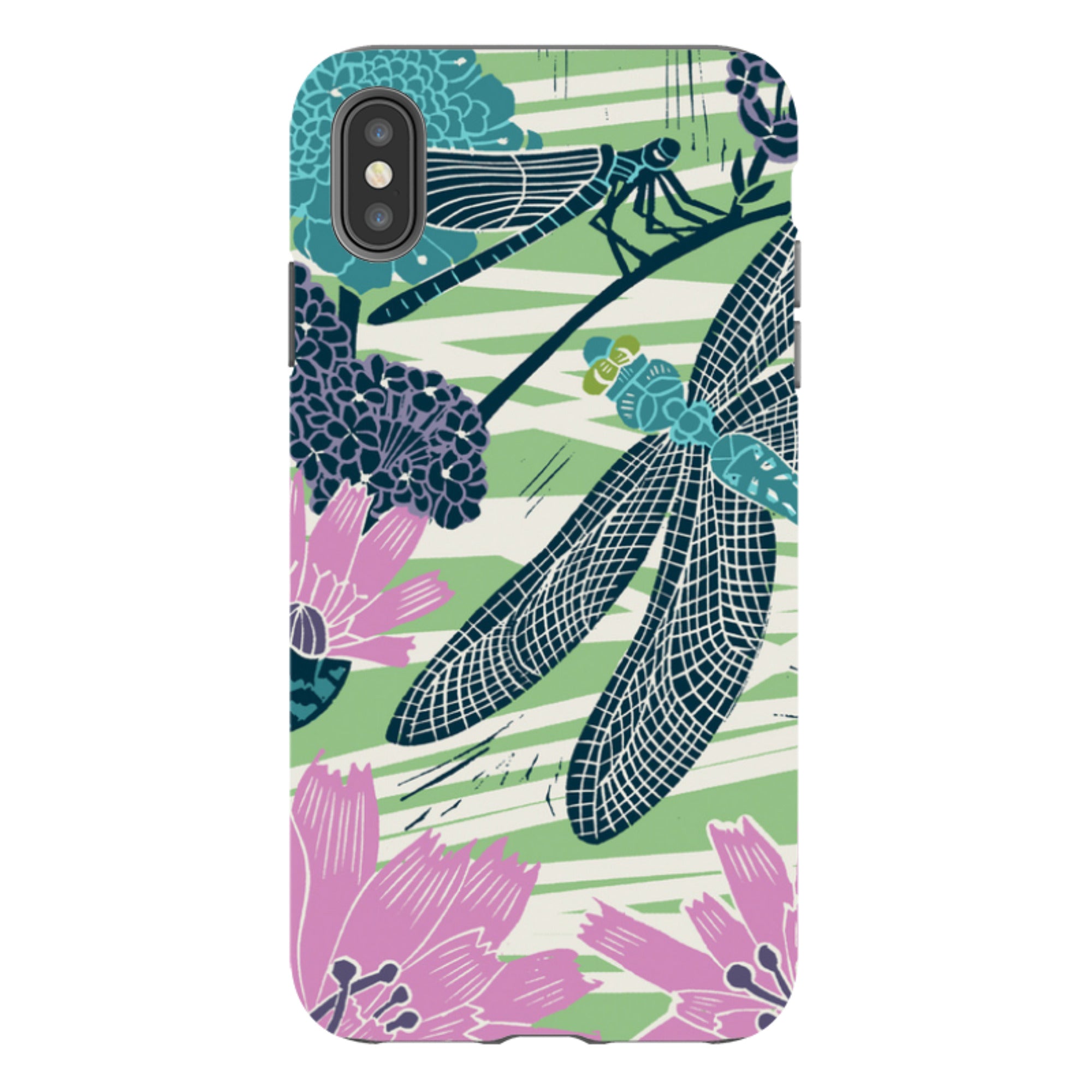iPhone Tough Case - Dragonflies By kate Heiss