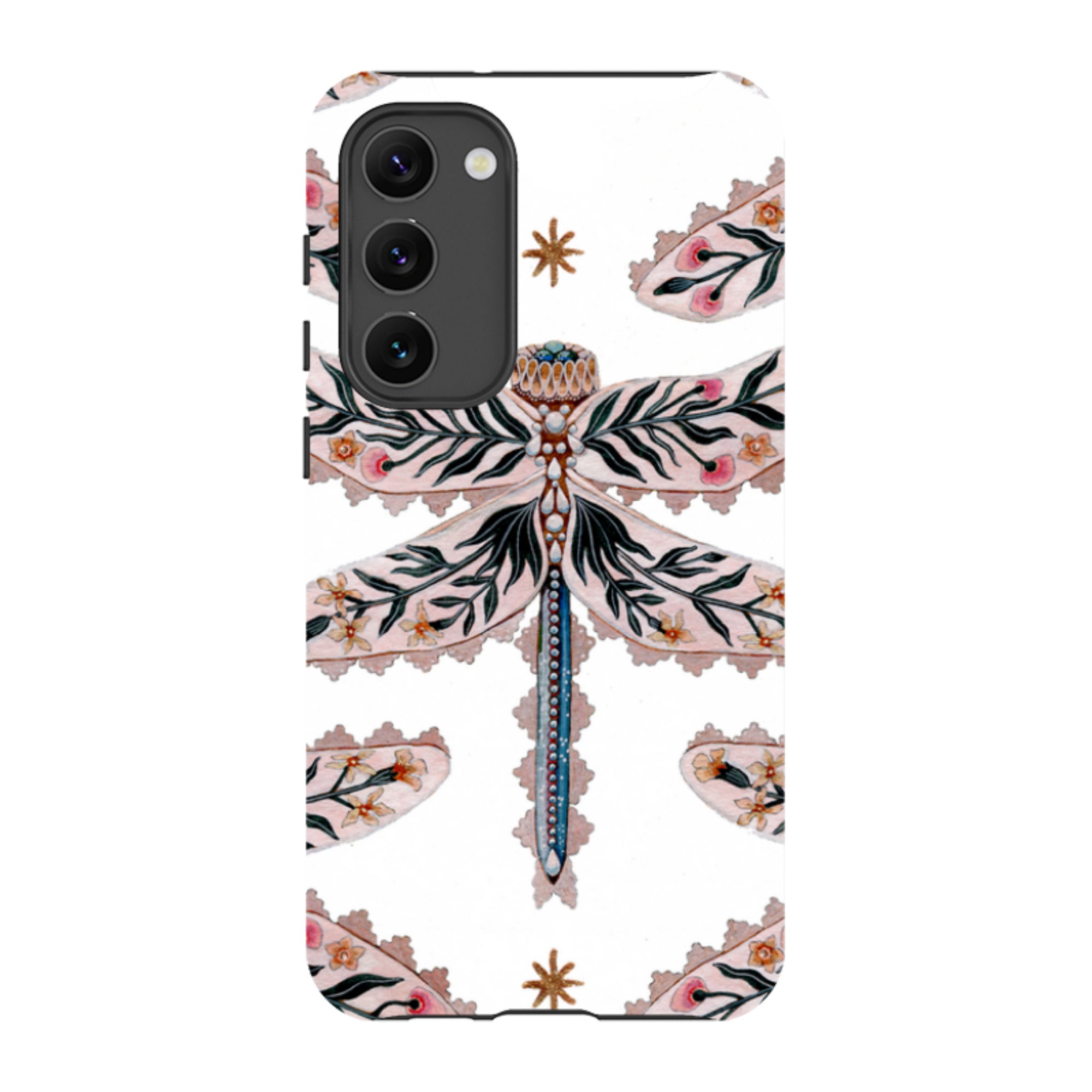 Samsung Tough Case - Dragonfly Pattern By Maria Matos