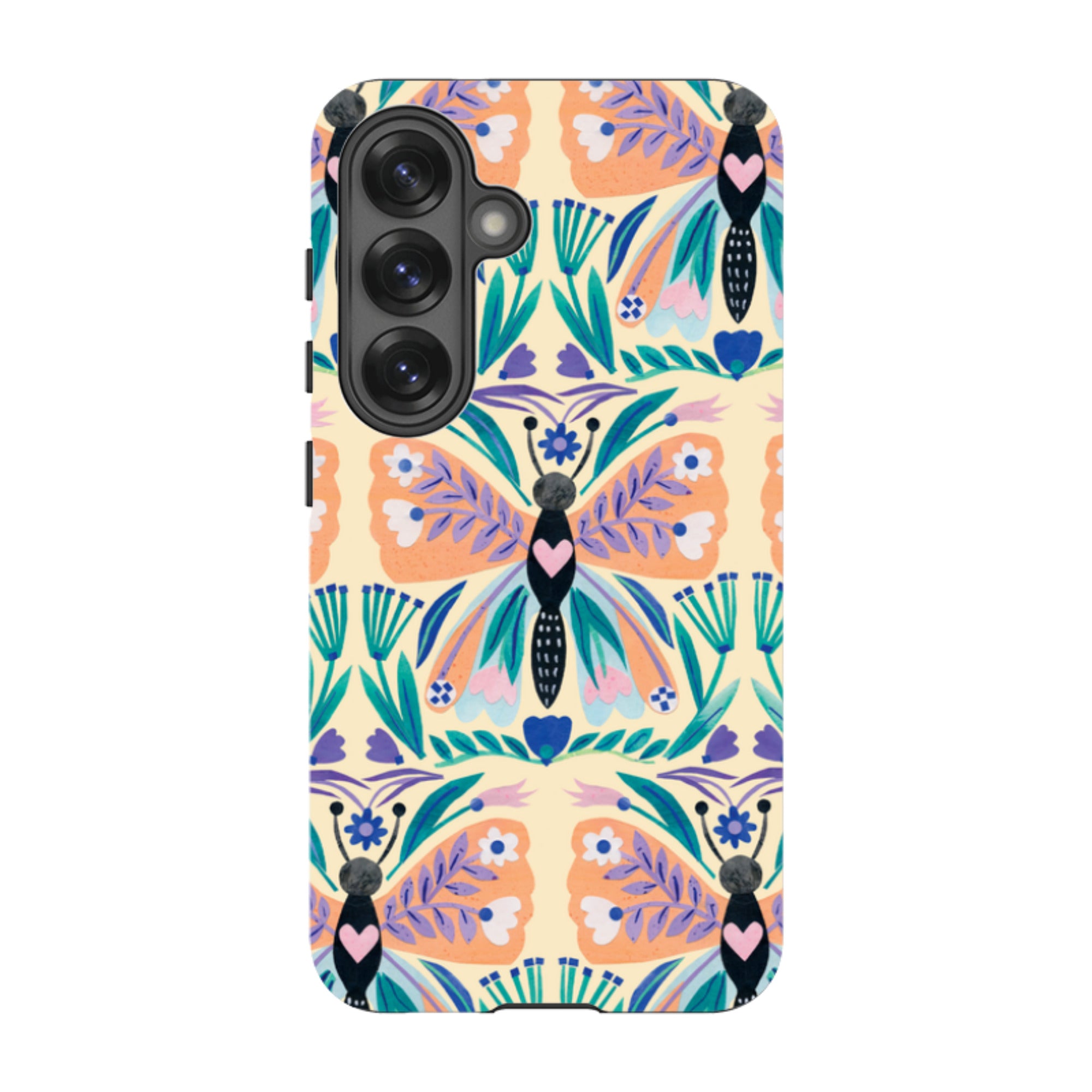 Samsung Tough Case - All Over Butterfly By Tracey English