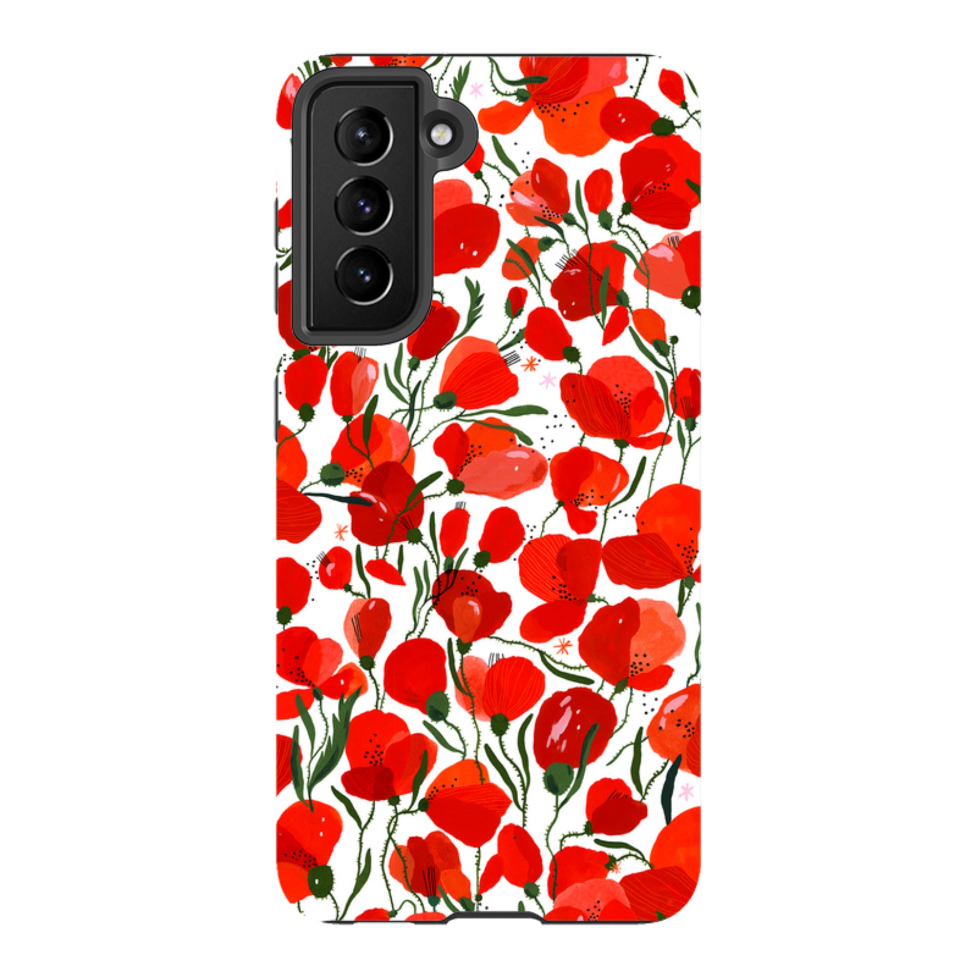 Samsung Tough Case - Poppies Pattern By Madalina Andronic