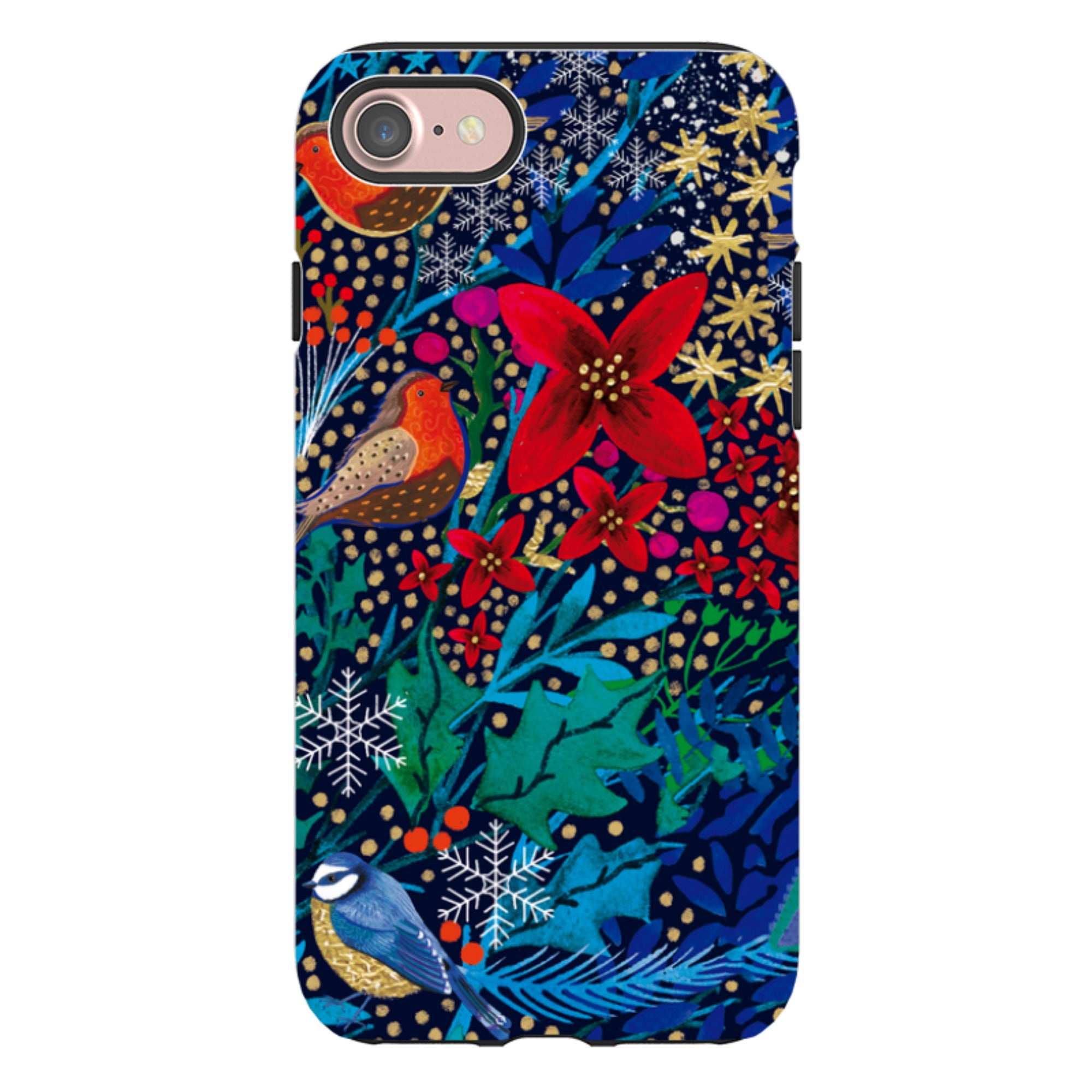 iPhone Tough Case - Xmas Robin II By Emma Frances Grant