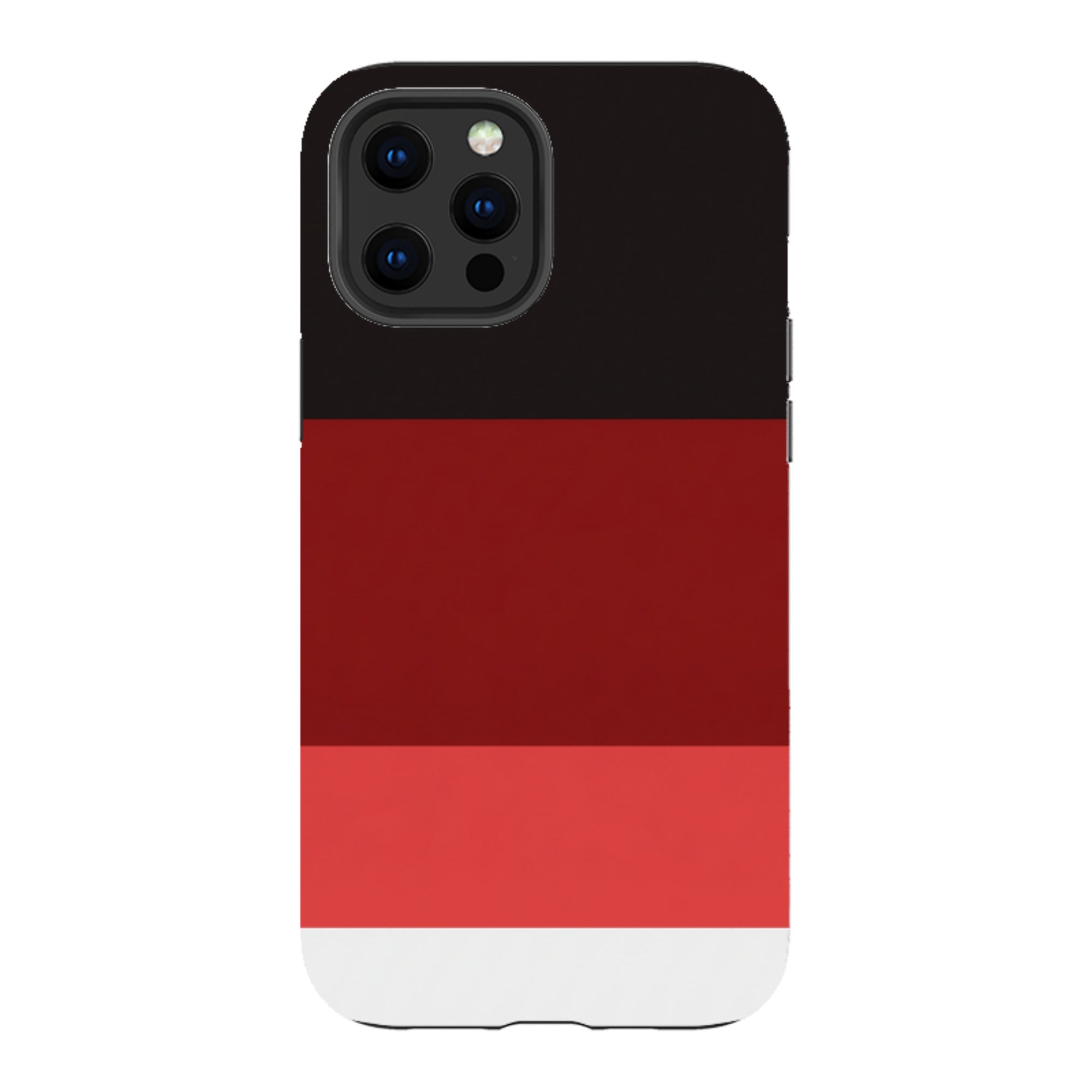 iPhone Tough Case - Crimson and Black Gradient