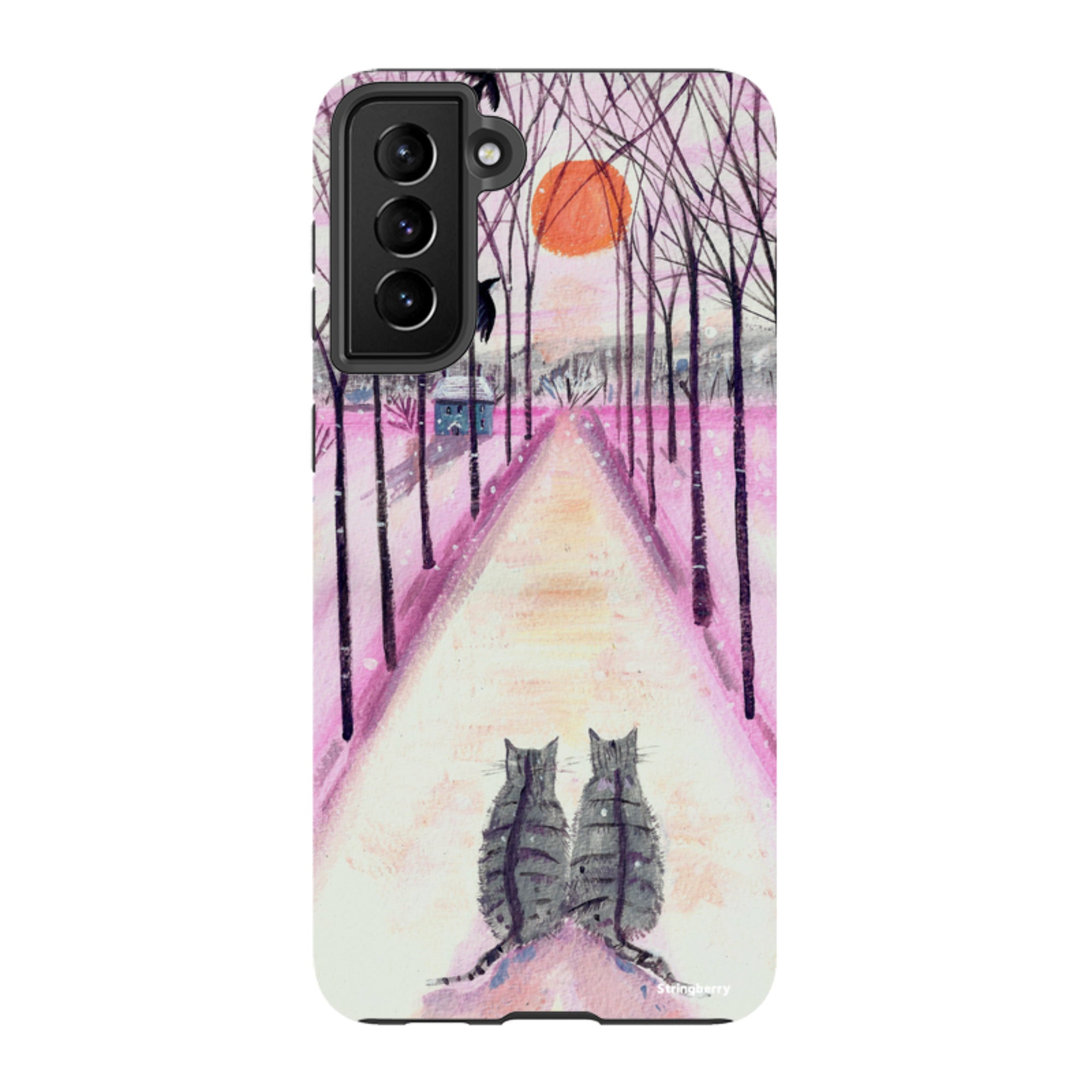 Samsung Tough Case - Winter Cats By Mary Stubberfield