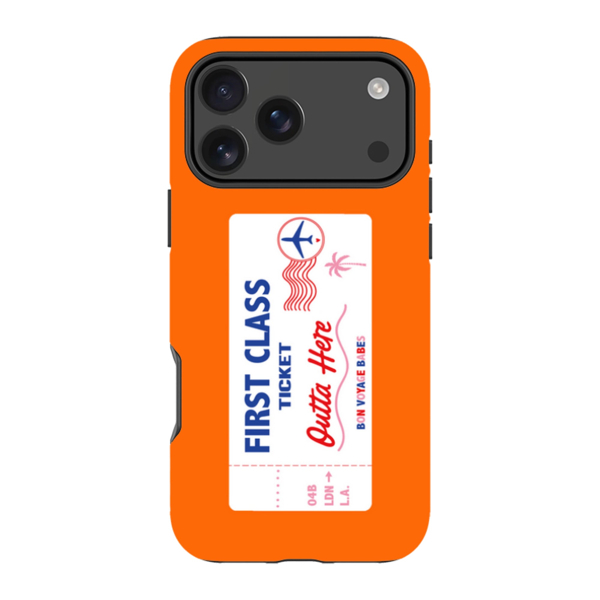 iPhone Tough Case - First Class Orange