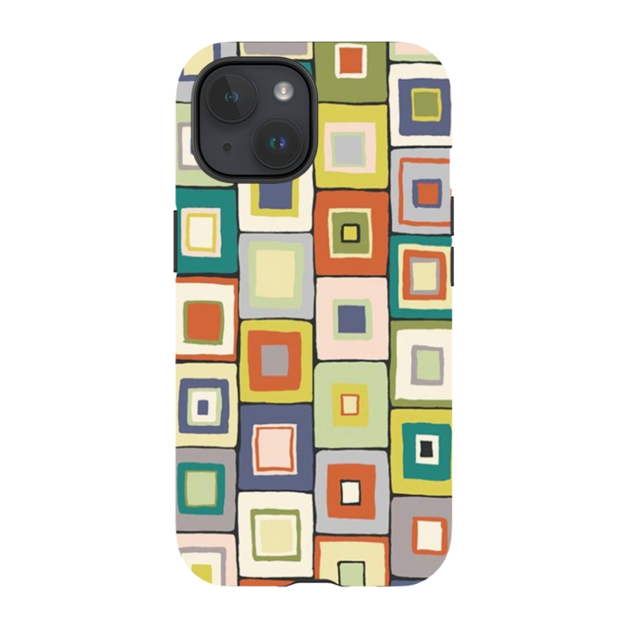 iPhone Tough Case - Atelier Blanket Squares Urbane By Sarah Campbell