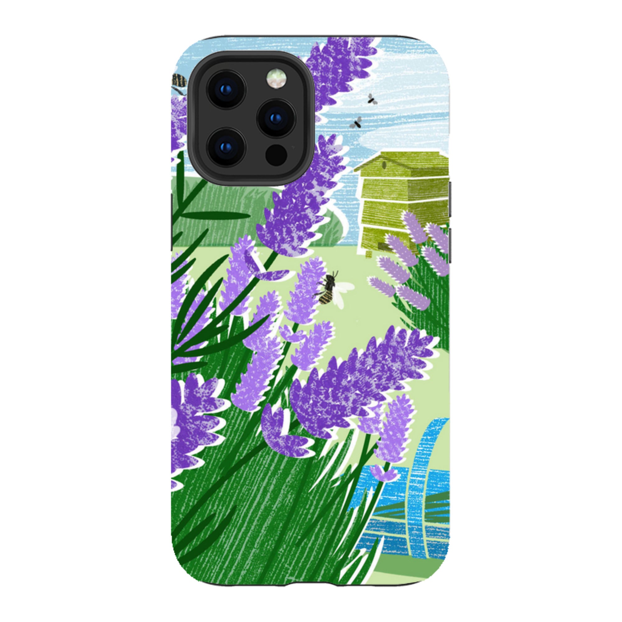 iPhone Tough Case - Lavender Garden By Liane Payne