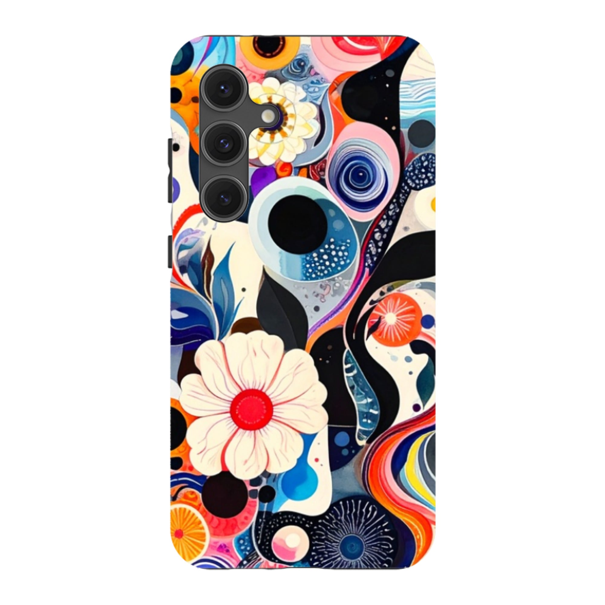 Samsung Tough Case - Floral Marble