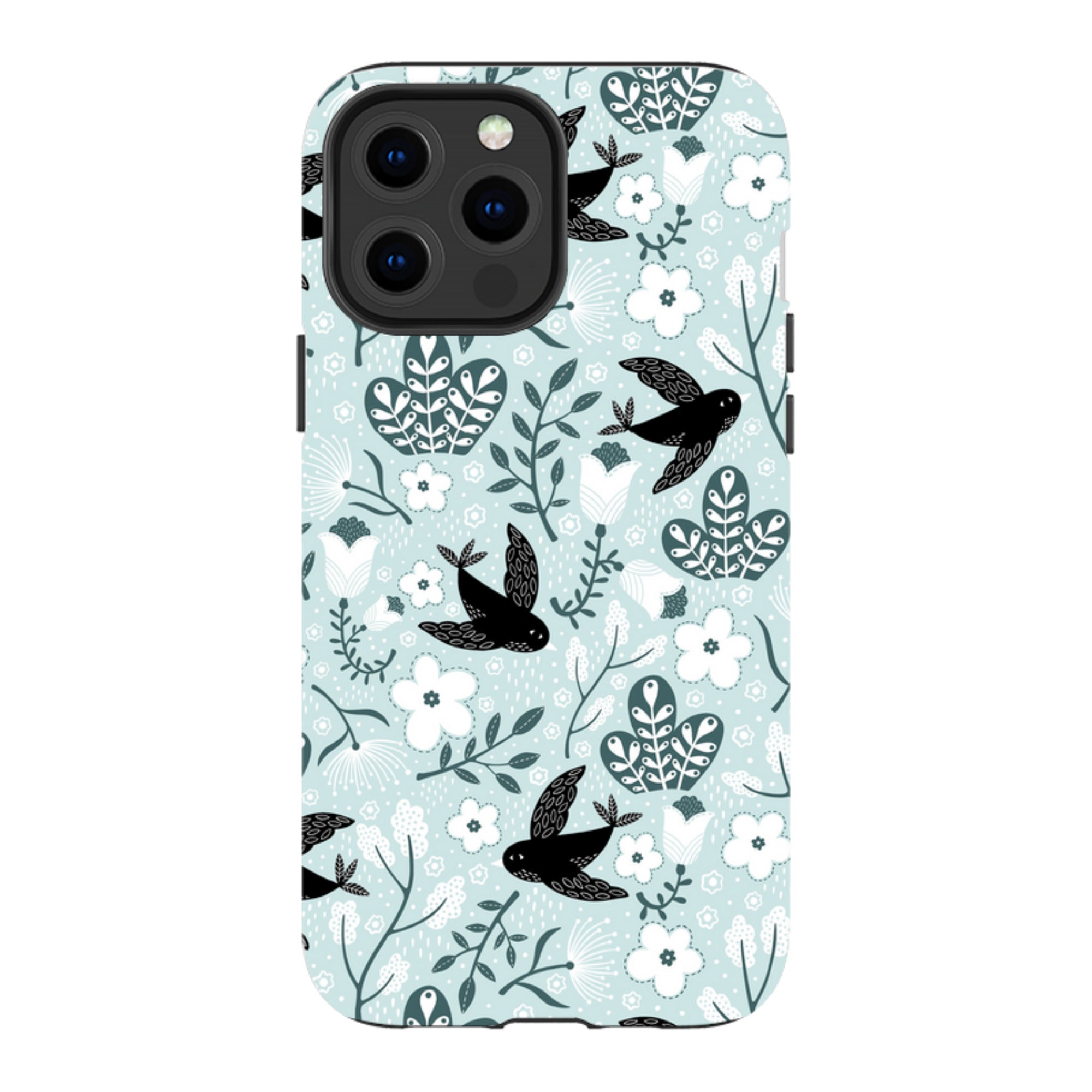 iPhone MagSafe Tough Case -  Black Birds By Suzy Taylor