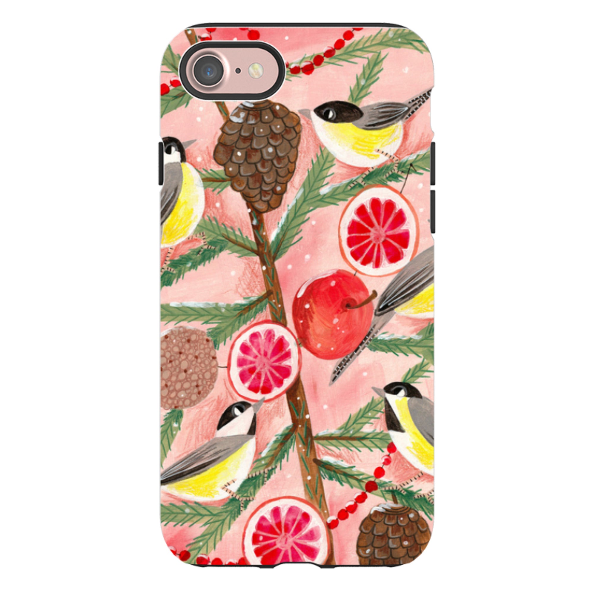 iPhone Tough Case - Chickadee By Caroline Bonne Muller