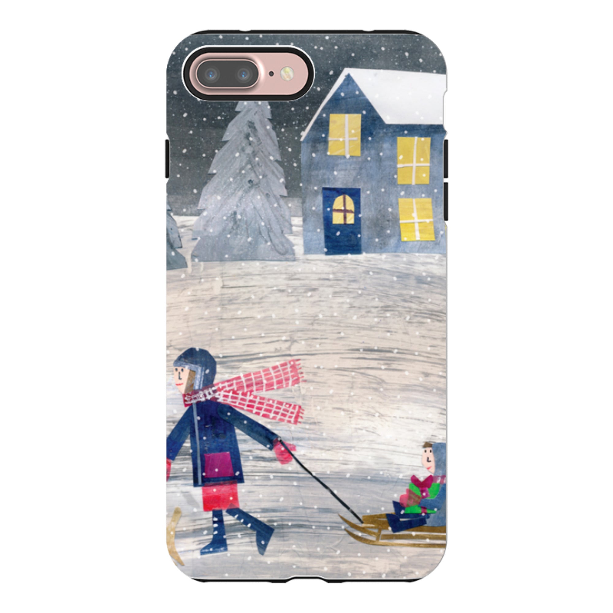 iPhone Tough Case - Sledging By Tracey English