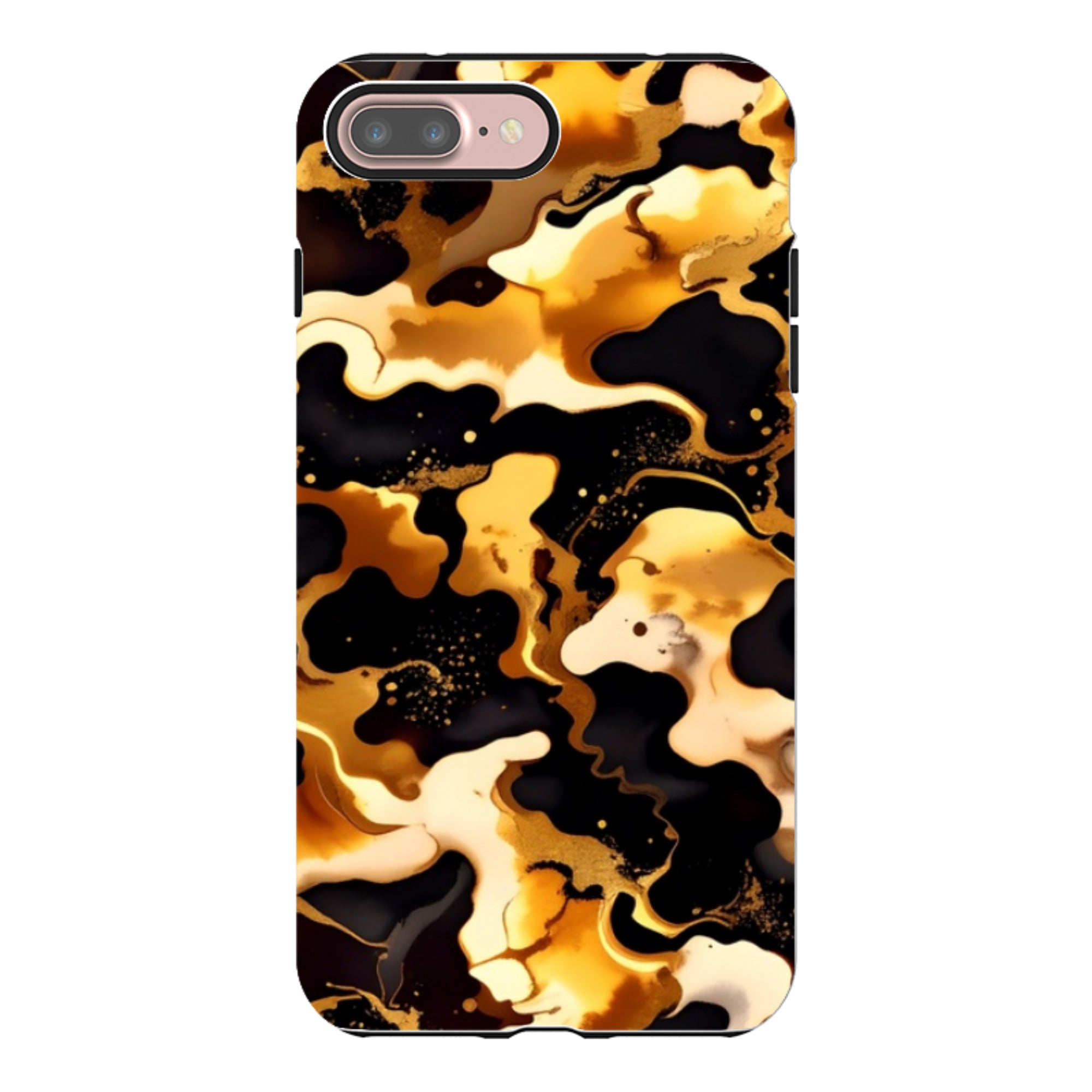 iPhone Tough Case - Fire Marble