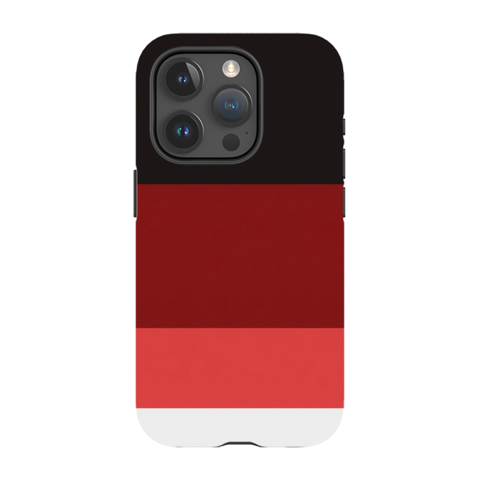 iPhone Tough Case - Crimson and Black Gradient