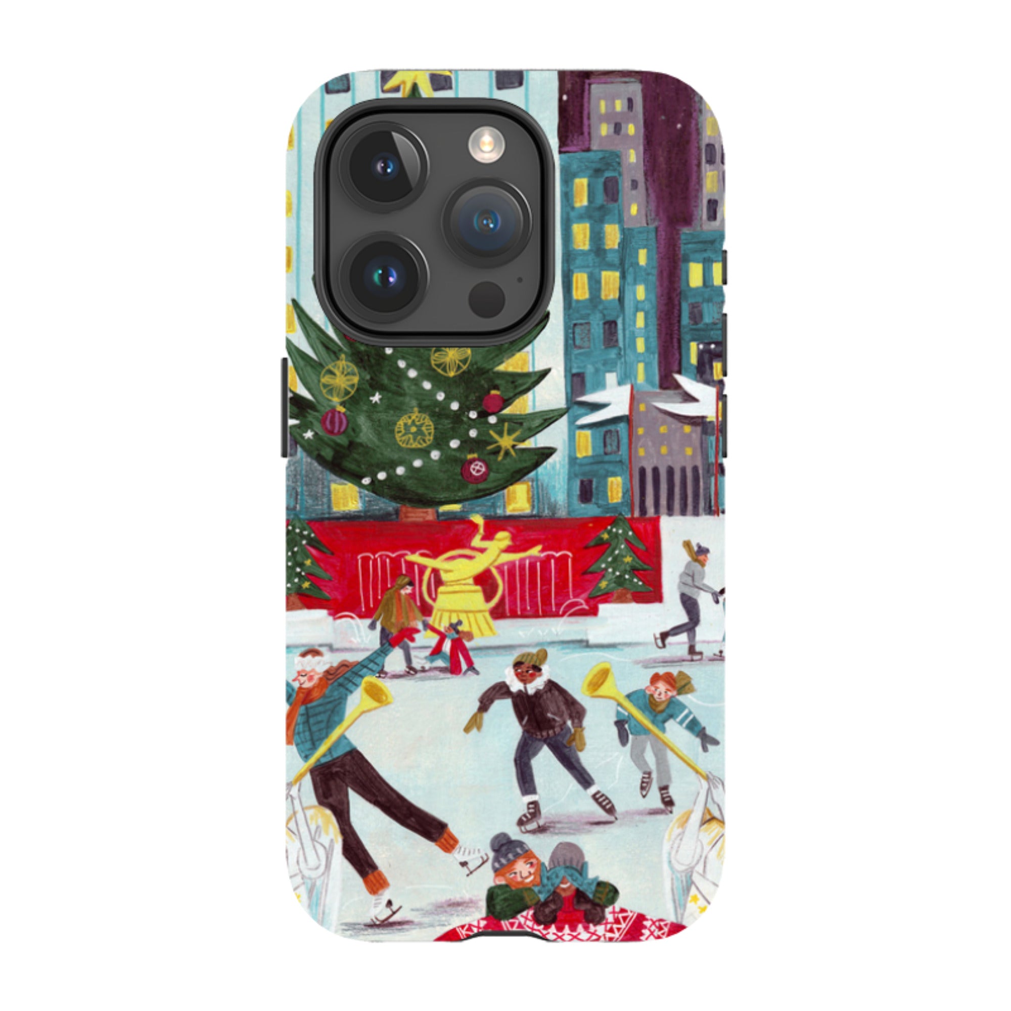 iPhone MagSafe Tough Case -  Xmas In New York By Caroline Bonne Muller