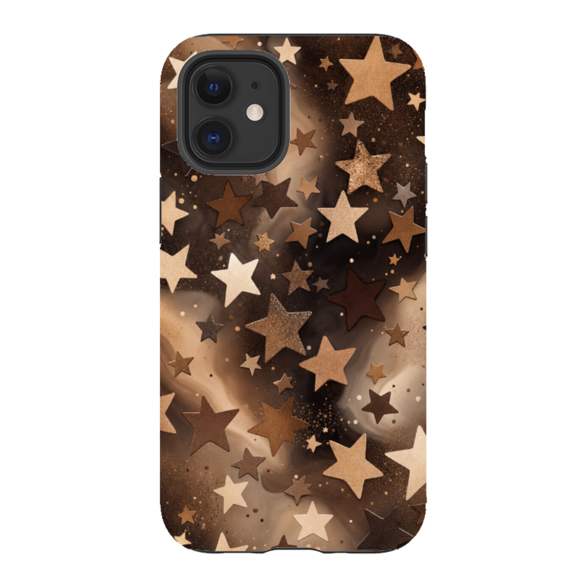 iPhone Tough Case - Bronze Galaxy Star