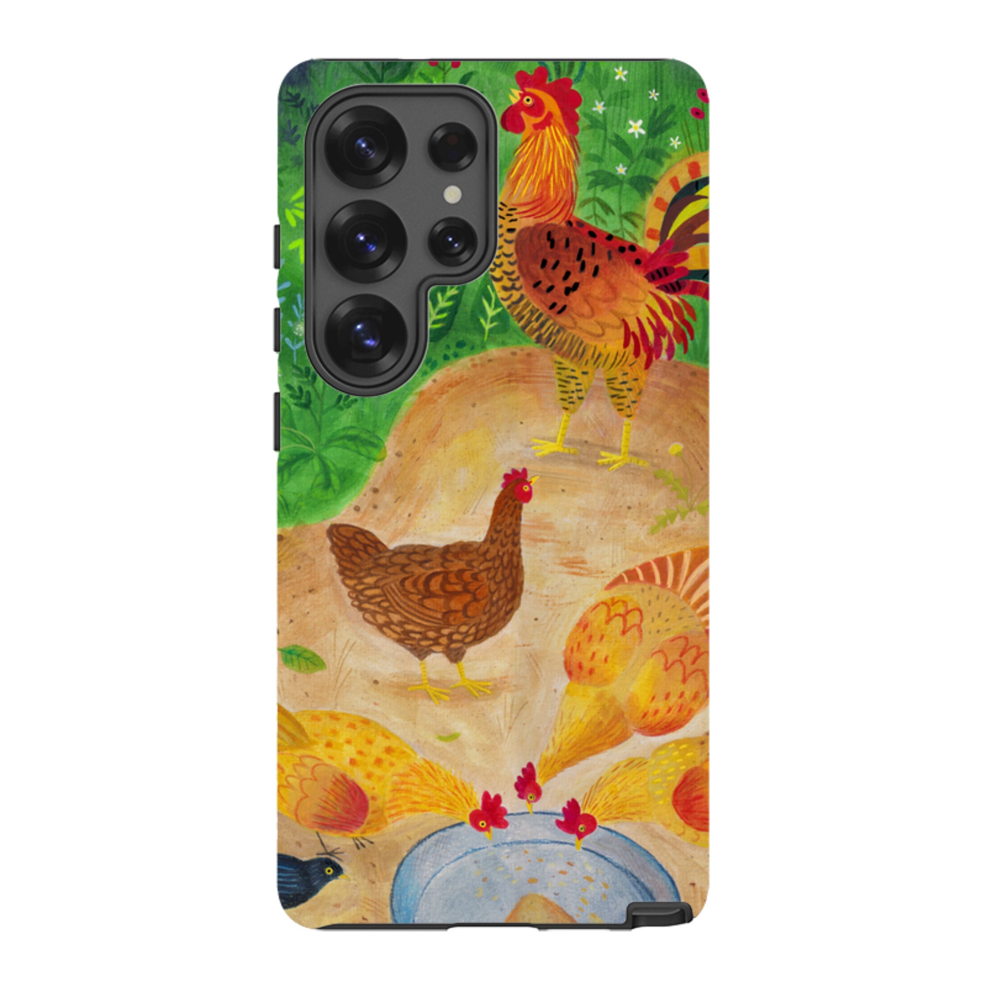 Samsung Tough Case - Chickens By Bex Parkin