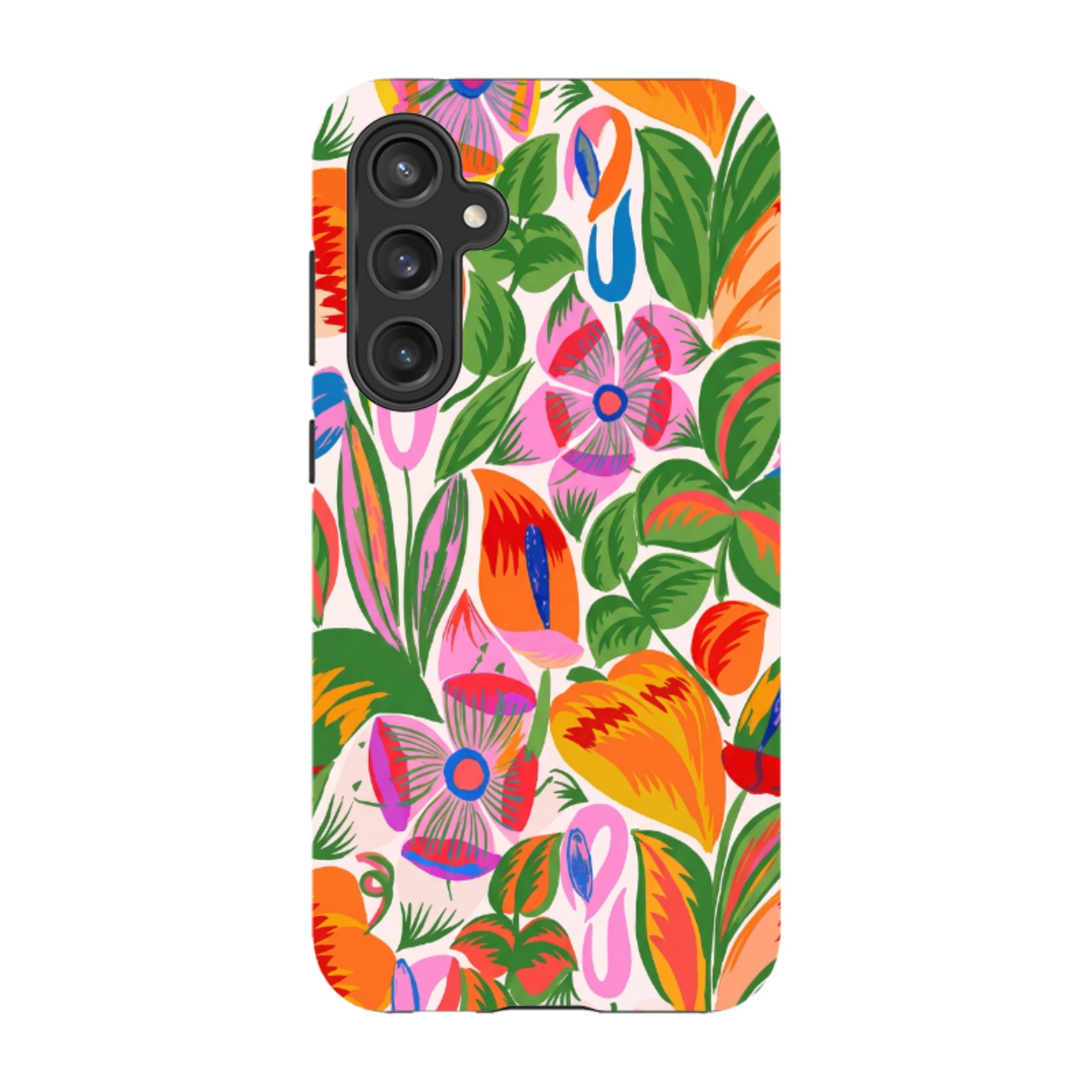 Samsung Tough Case - Vintage Tropical Floral