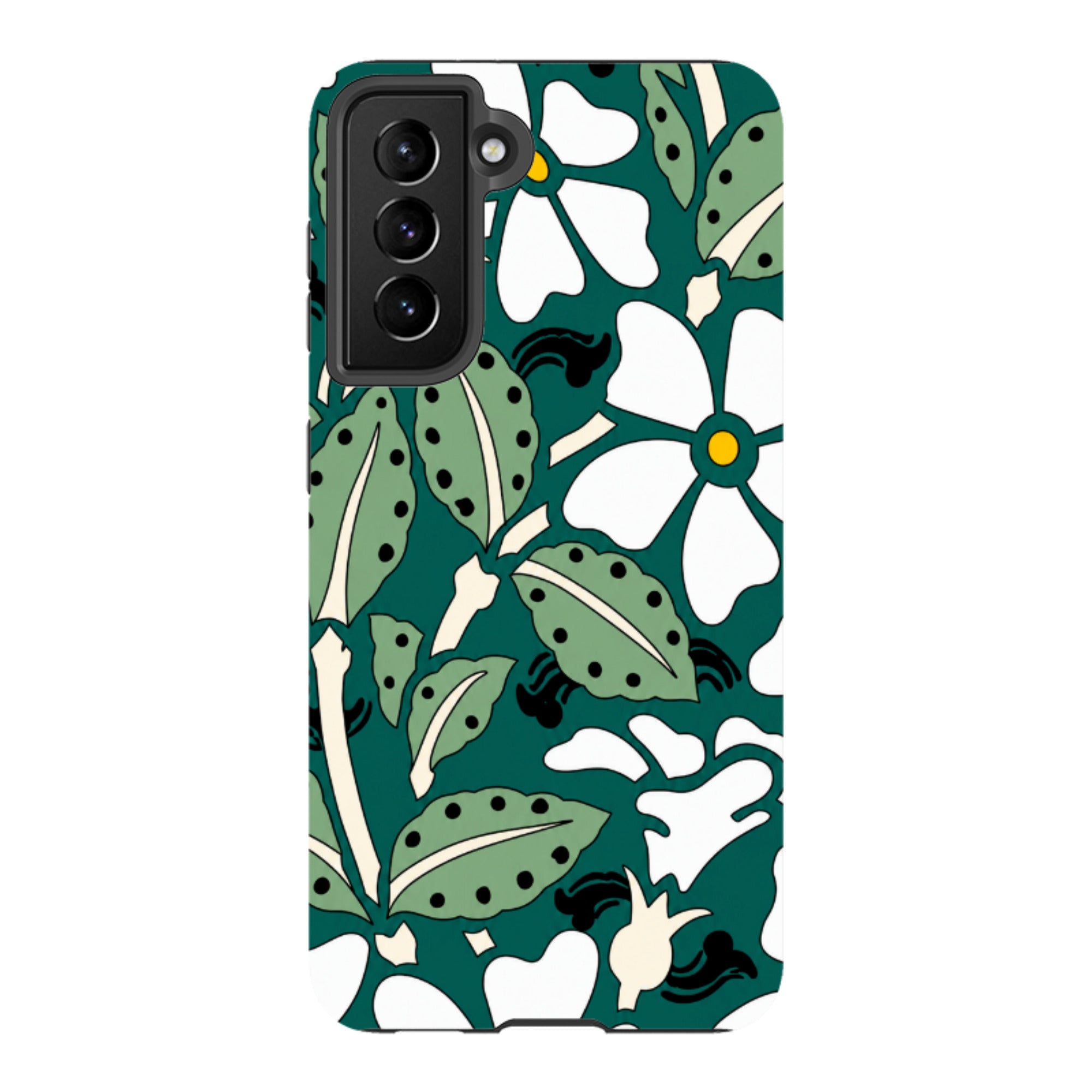 Samsung Tough Case - Vintage Woodblock Print