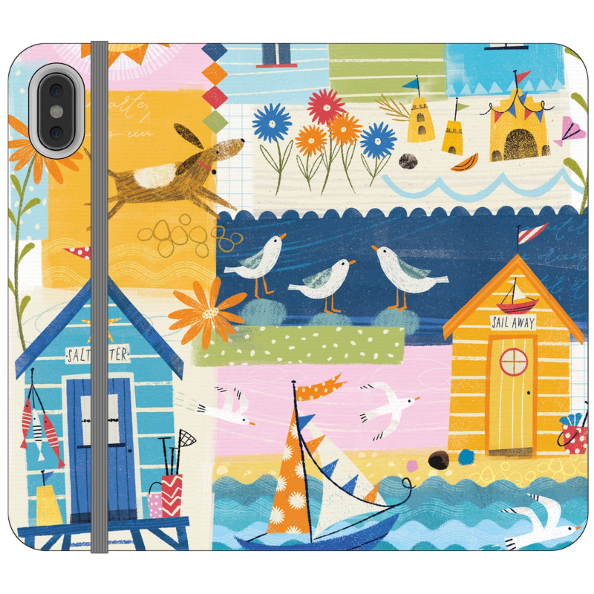 Sunny Days Wallet Case By Ali Brookes