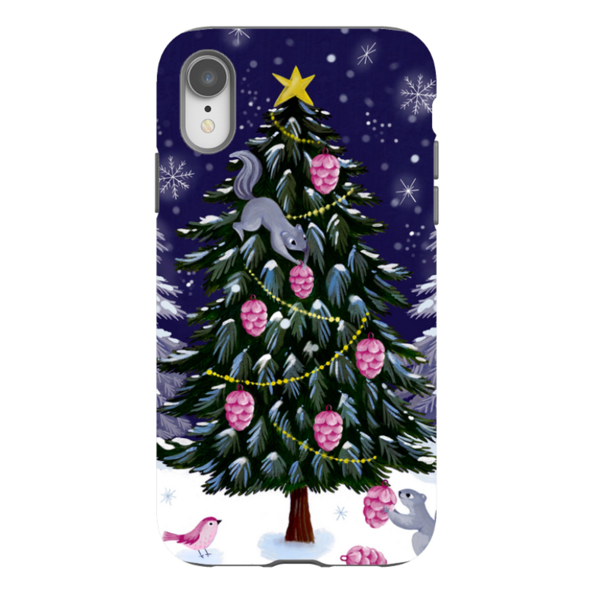 iPhone Tough Case - Squirrel Tree By Bex Parkin