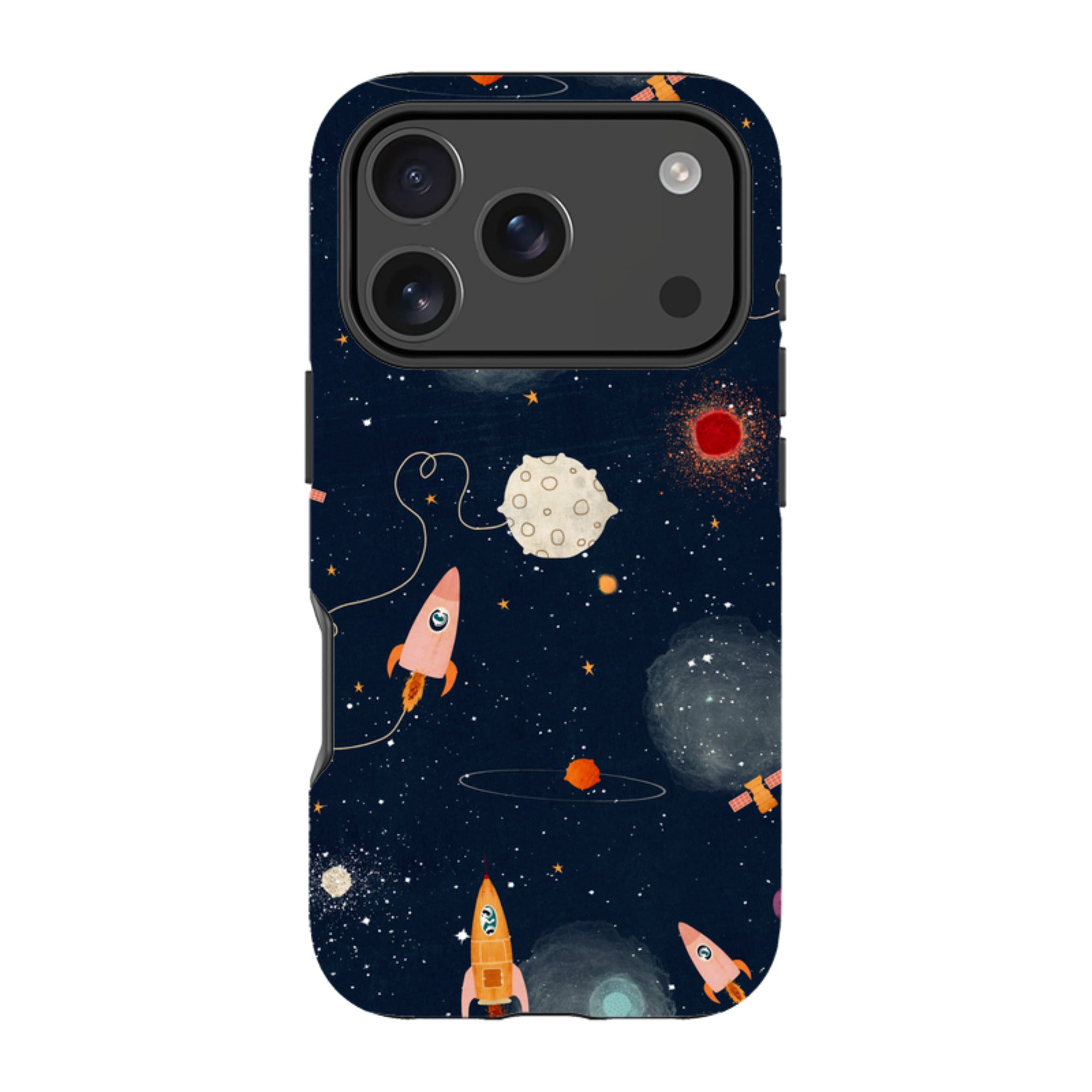 iPhone MagSafe Tough Case - Rockets Midnight By Katherine Quinn