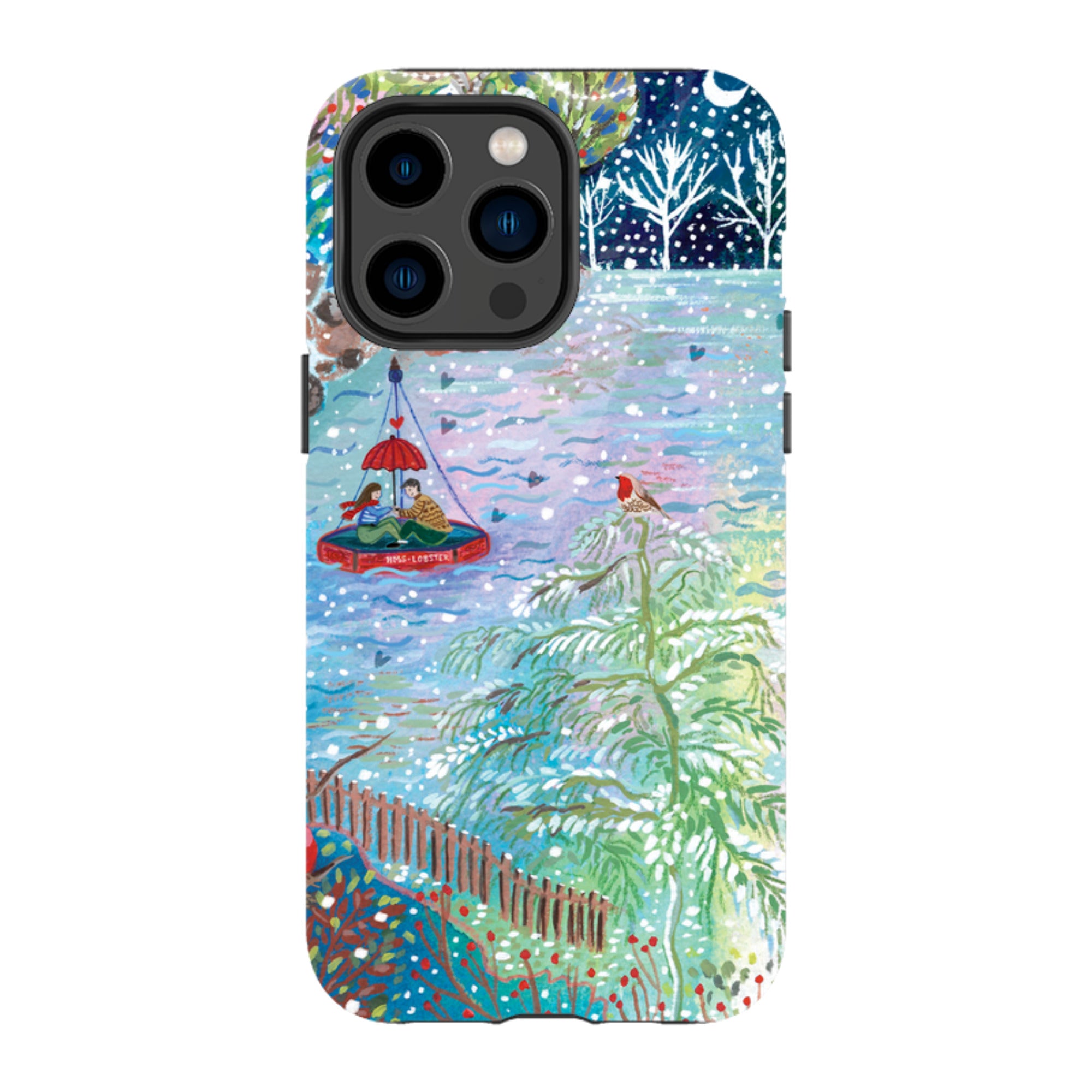 iPhone MagSafe Tough Case - A Wee Winter Harbour By Emma Frances Grant