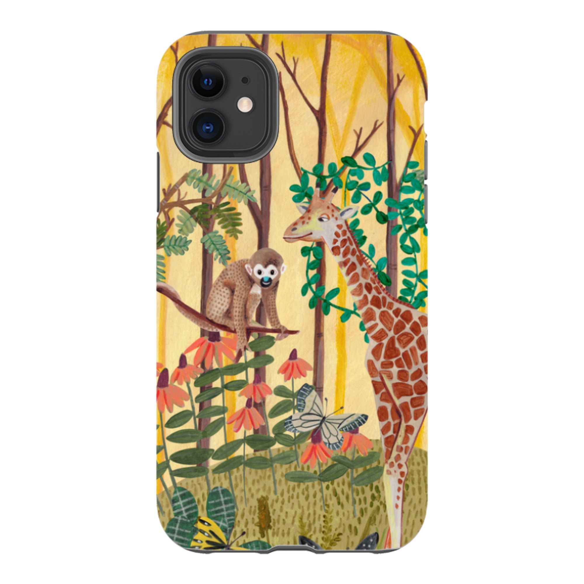 iPhone Tough Case - Giraffe By Caroline Bonne Muller