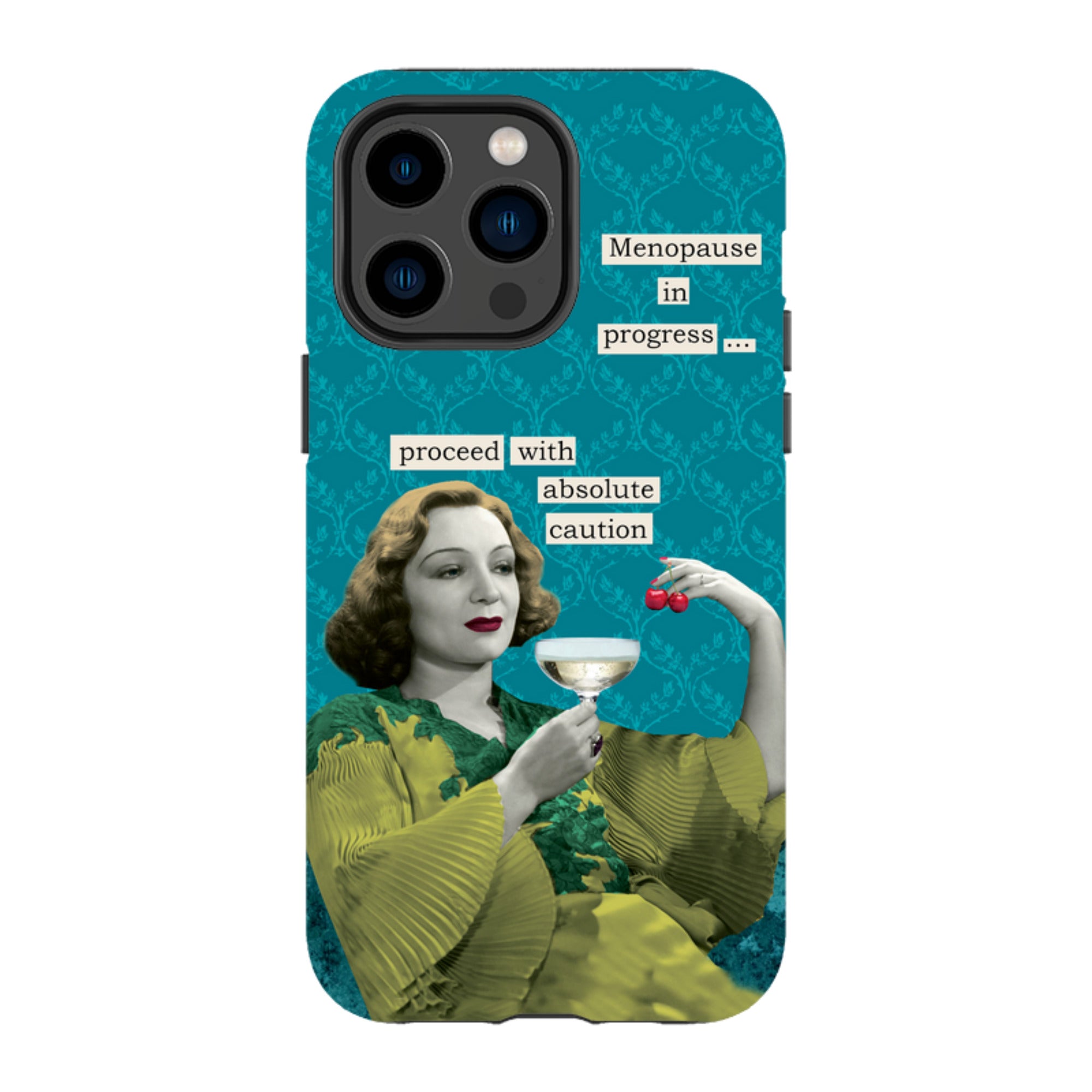 iPhone Tough Case - Menopause In Progress By Clare Jordan
