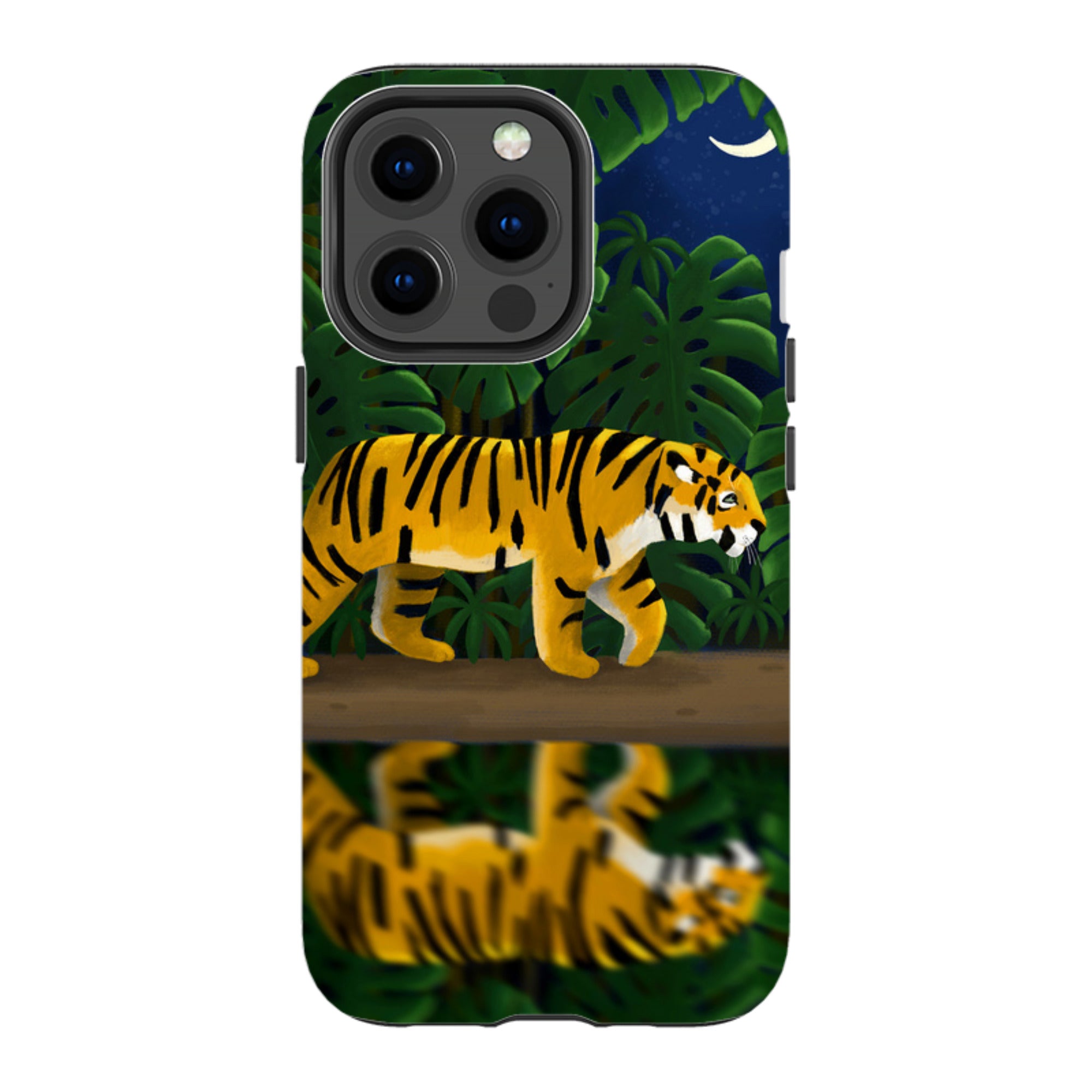 iPhone MagSafe Tough Case - Tiger Night By Bex Parkin