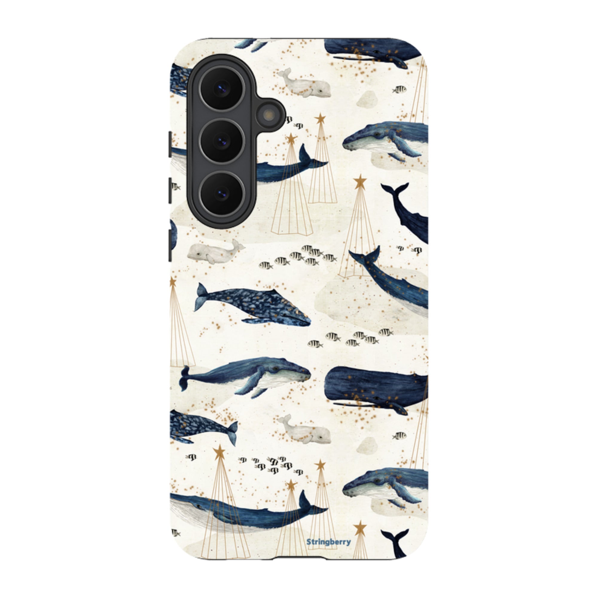 Samsung Tough Case - Christmas Whale III By Katherine Quinn