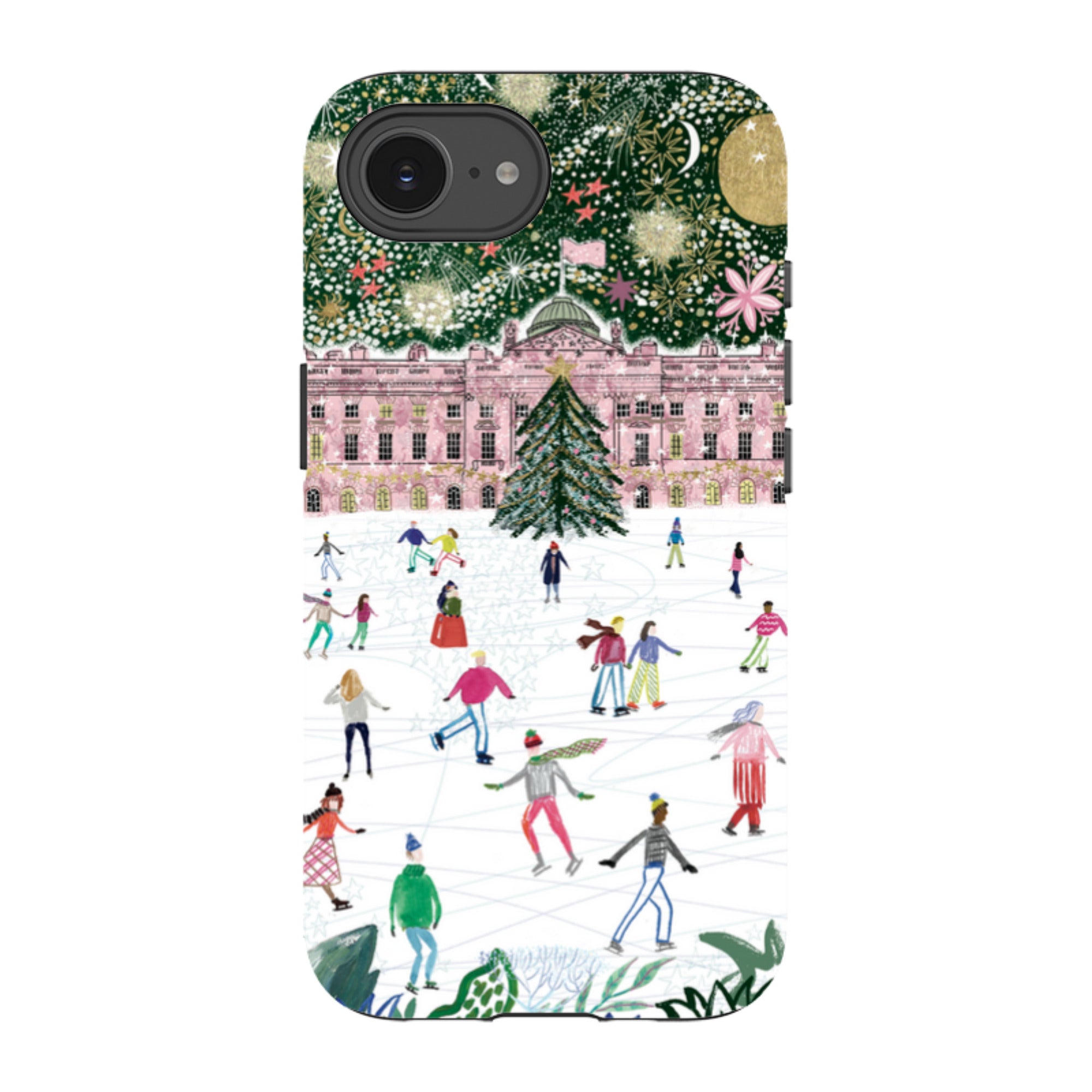 iPhone Tough Case - Skating At Somerset House By Emma Frances Grant
