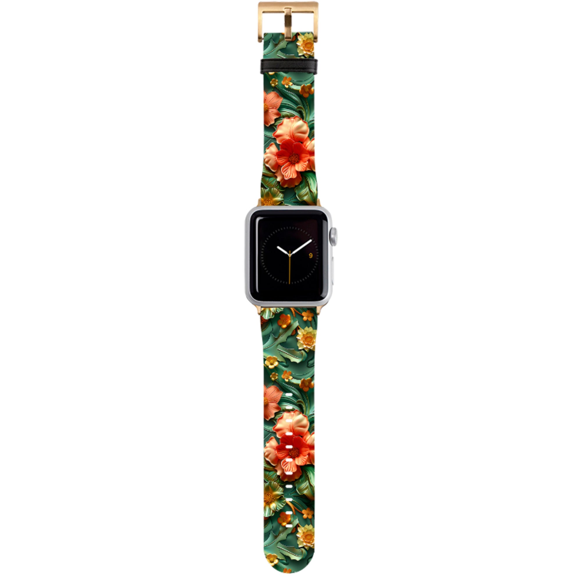 Jade Floral Apple Watch Strap