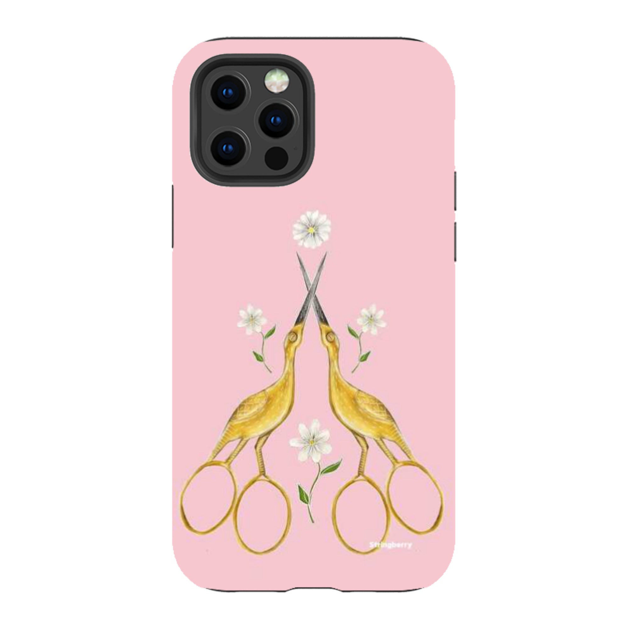 iPhone Tough Case - Heron Scissors By Catherine Rowe