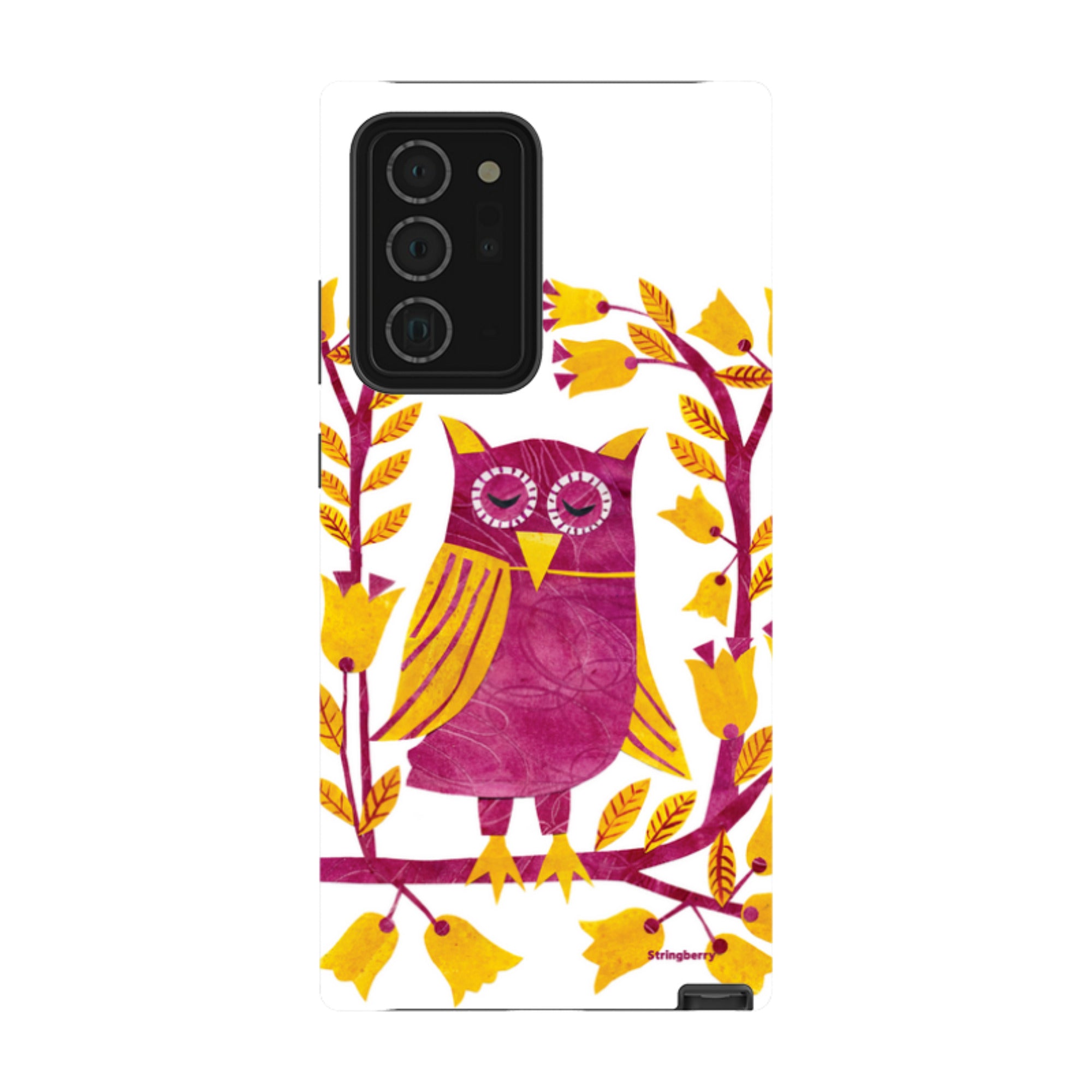 Samsung Tough Case - Folk Owl By Tracey English