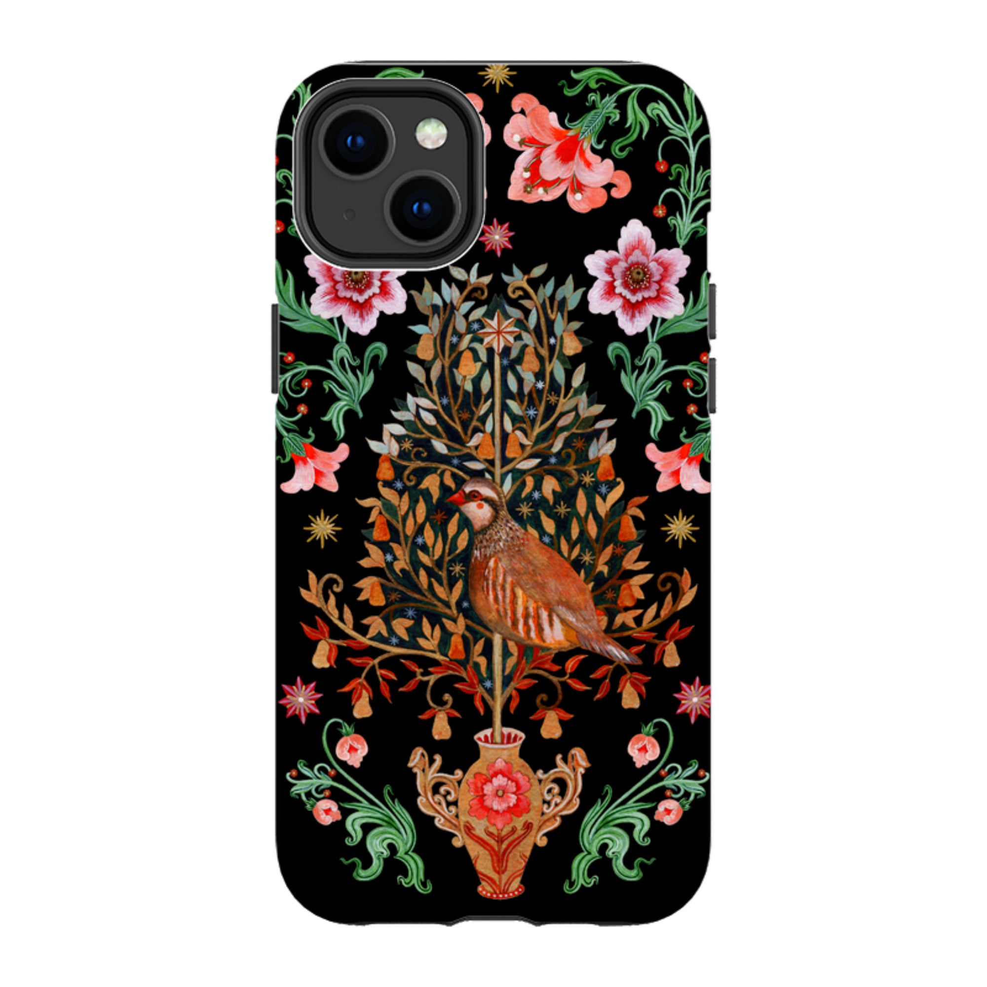 iPhone Tough  Case - Partridge Pear Tree By Maria Matos