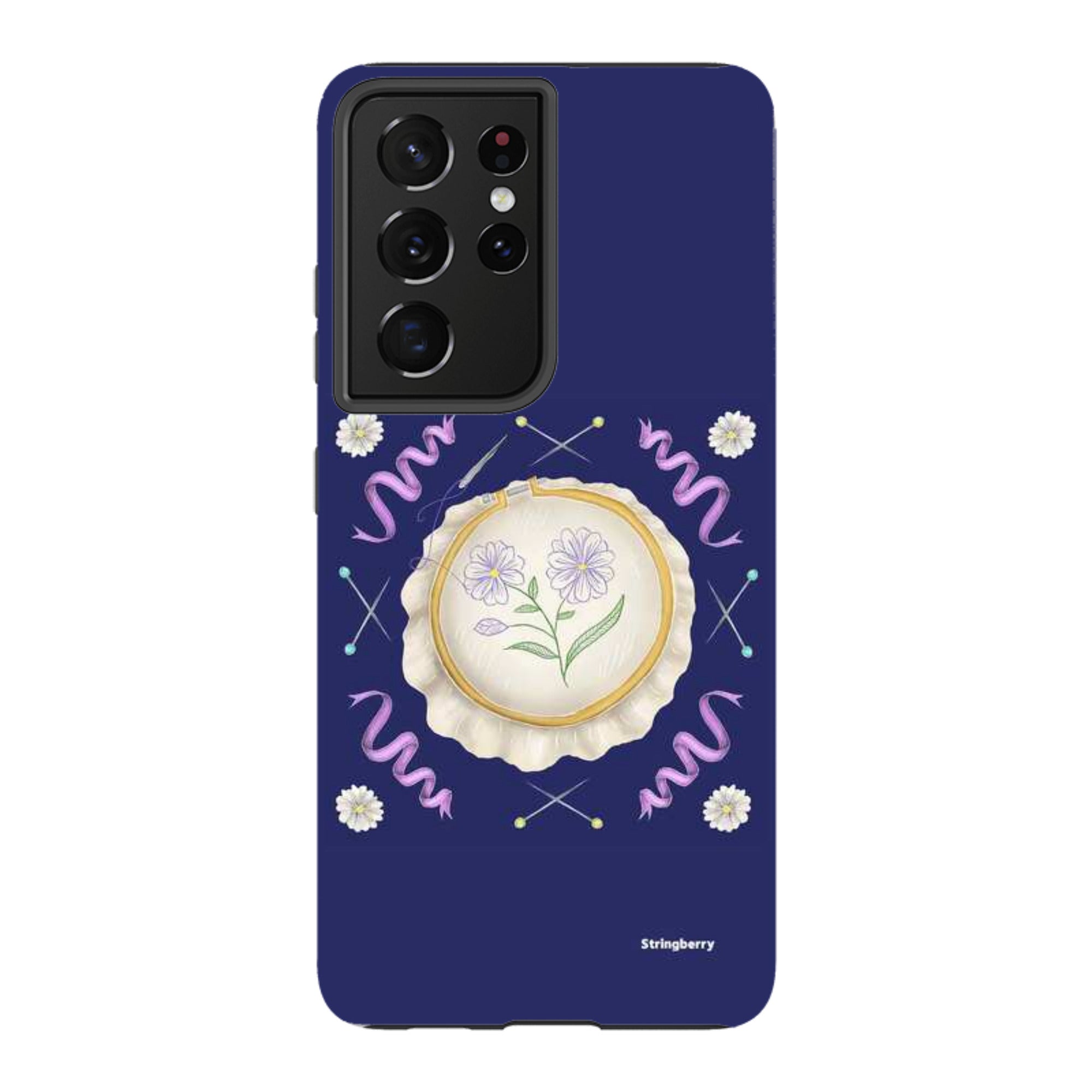 Samsung Tough Case - Daisy Needlework By Catherine Rowe