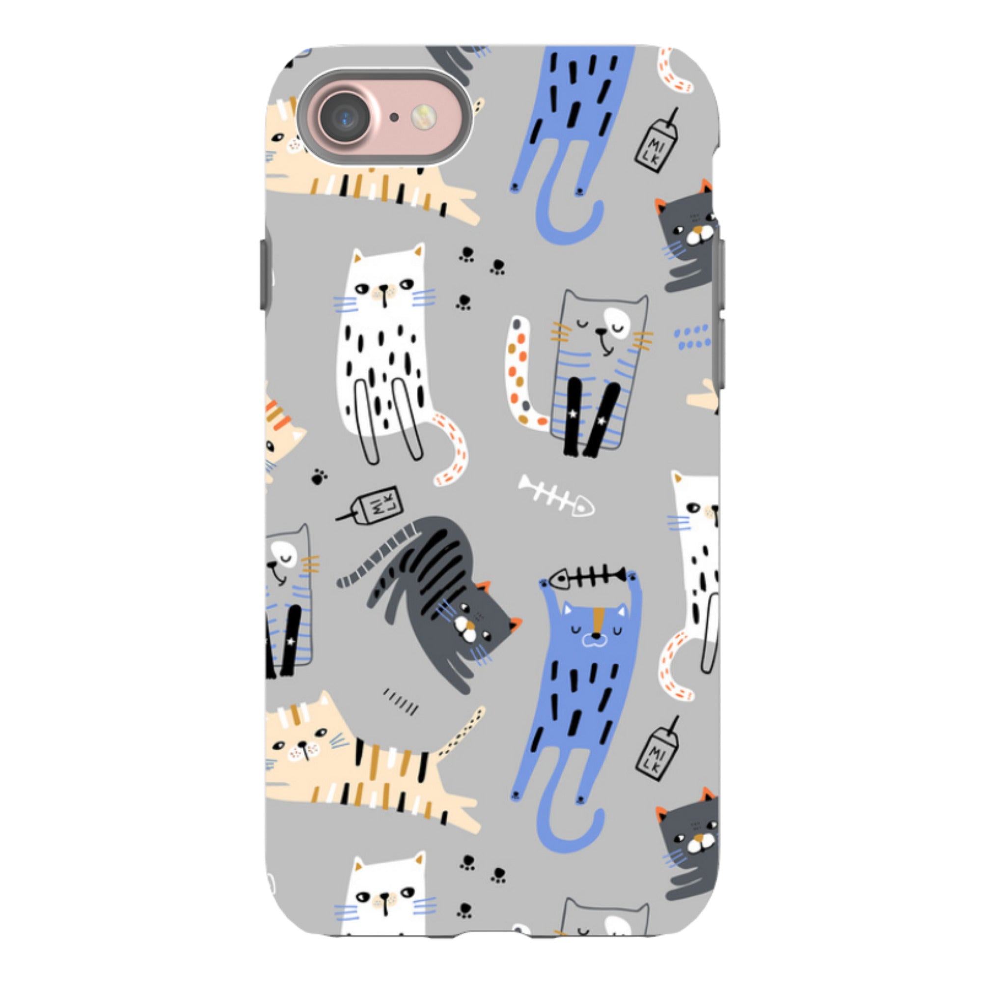 iPhone Tough Case - Cat And Bone
