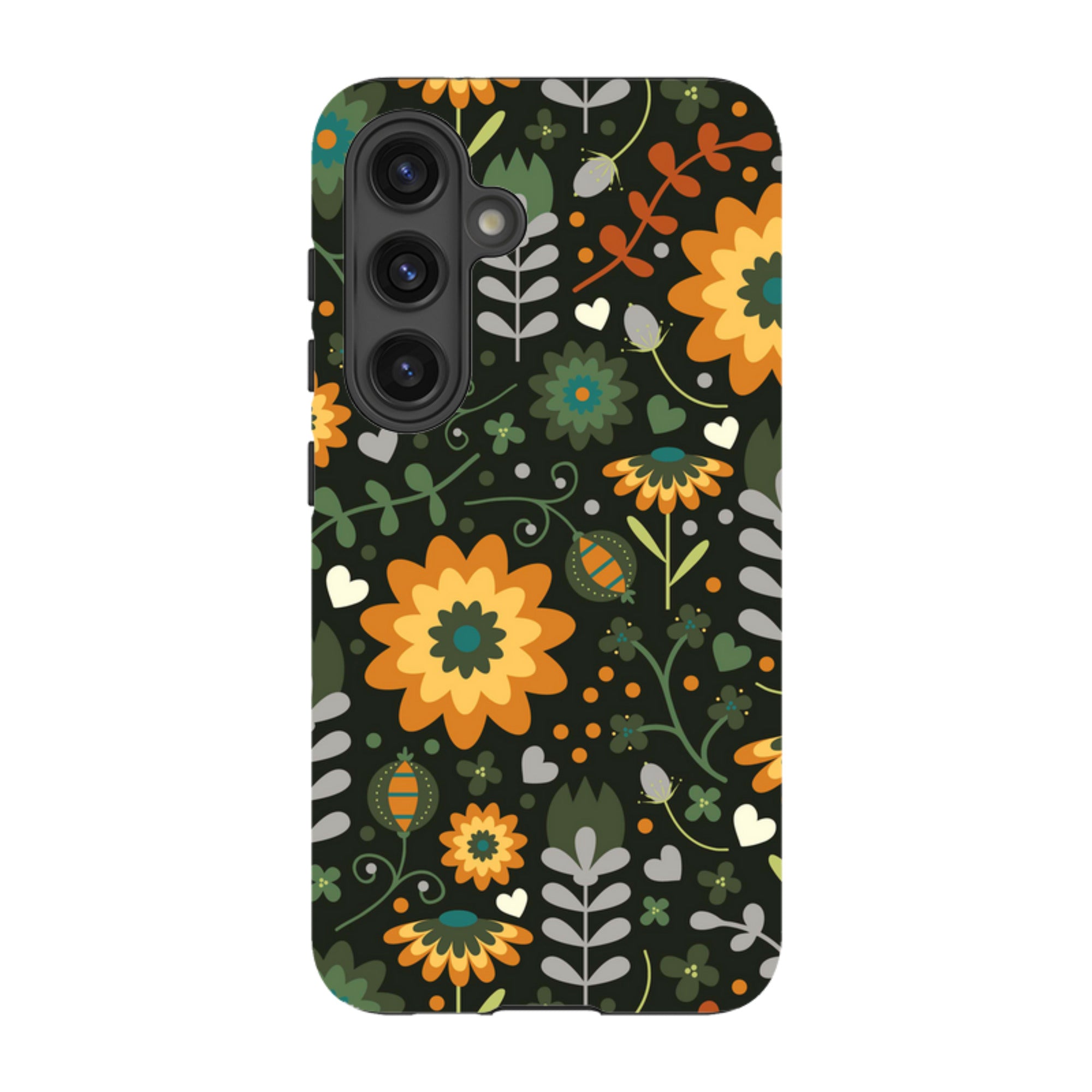 Samsung Tough Case - Dark Floral By Suzy Taylor