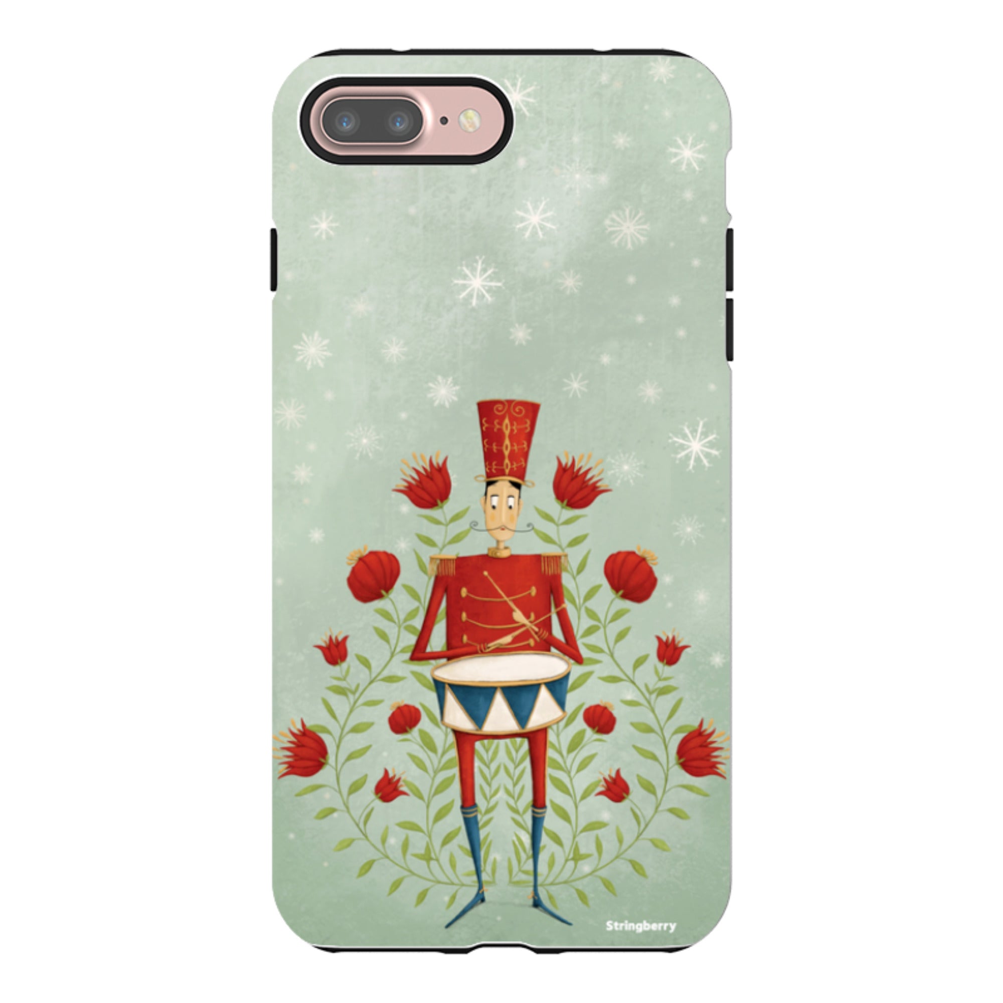 iPhone Tough Case - Drummer Aqua By Maja Lindberg
