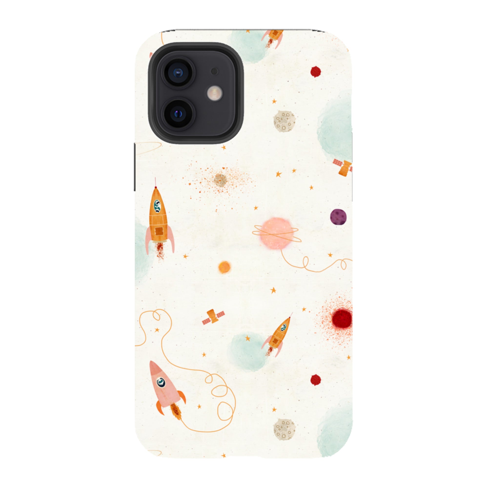 iPhone Tough Case - Rockets Cream By Katherine Quinn
