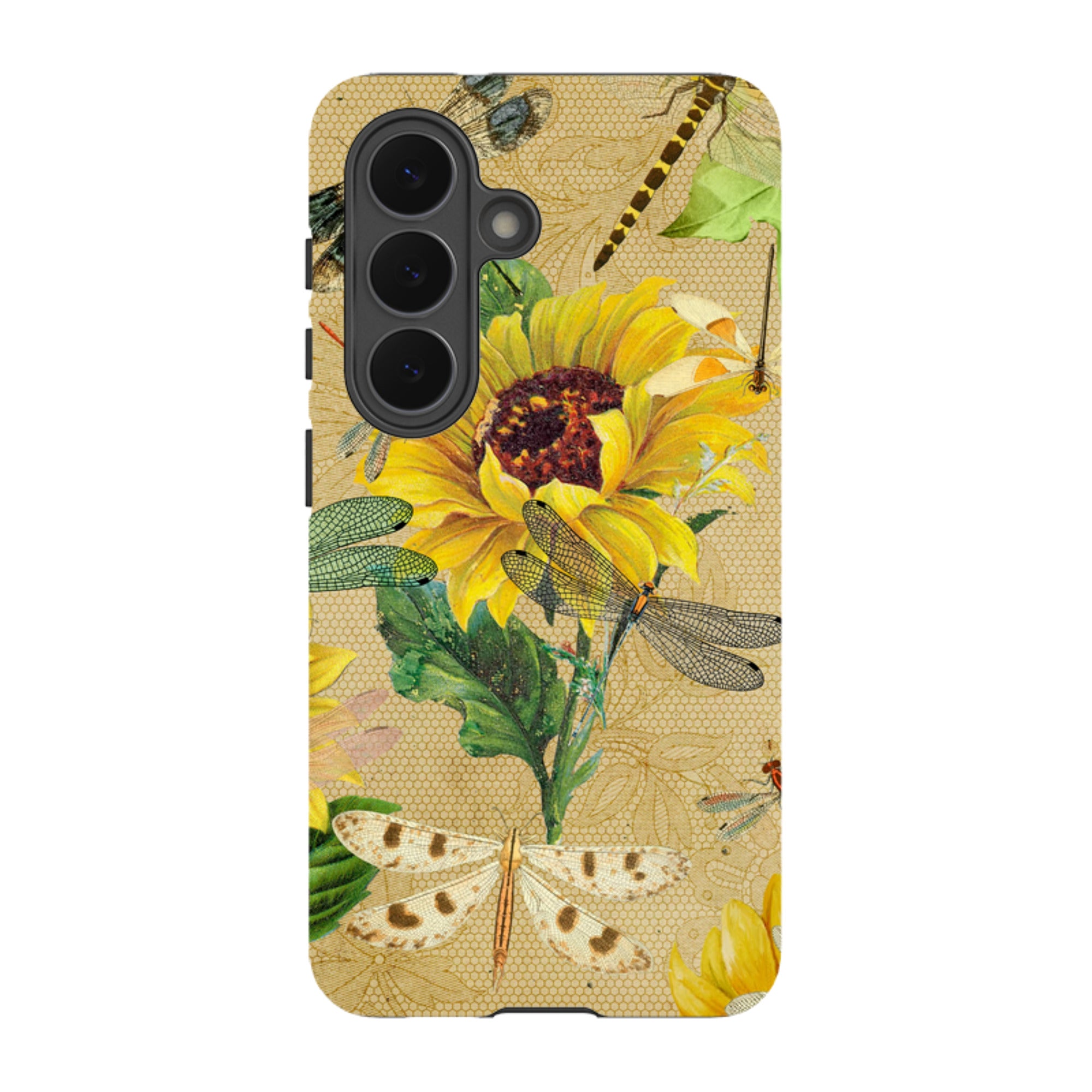 Samsung Tough Case - Dragonflies And Sunflowers