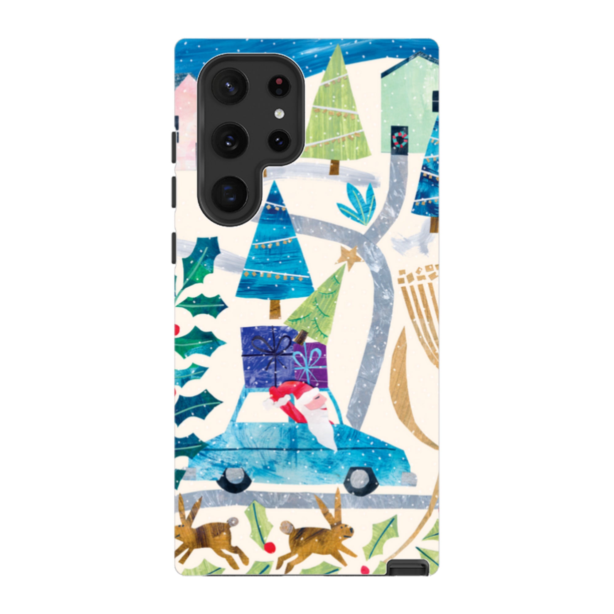 Samsung Tough Case - Santa Driving Home By Tracey English