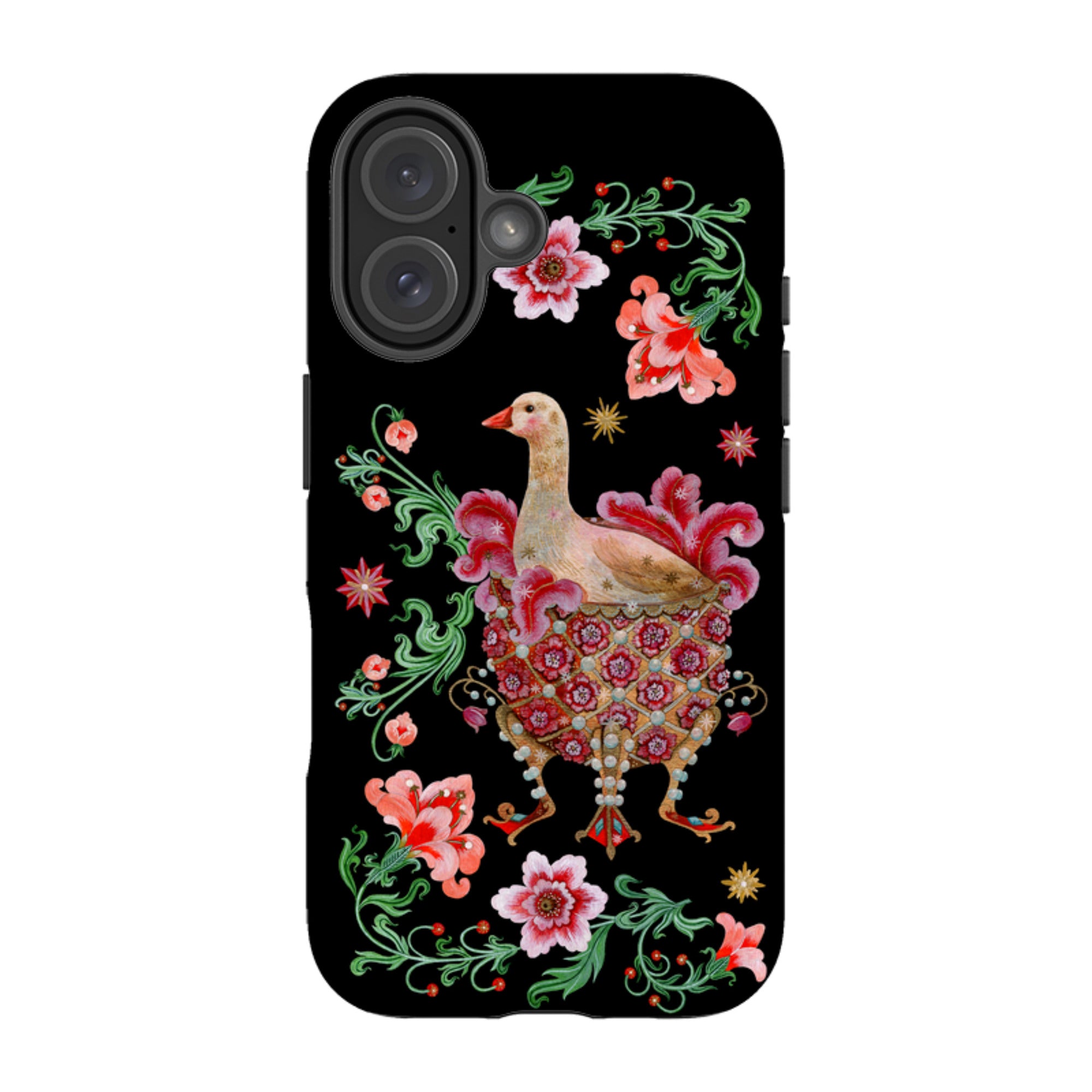 iPhone Tough  Case - Six Geese A Laying By Maria Matos