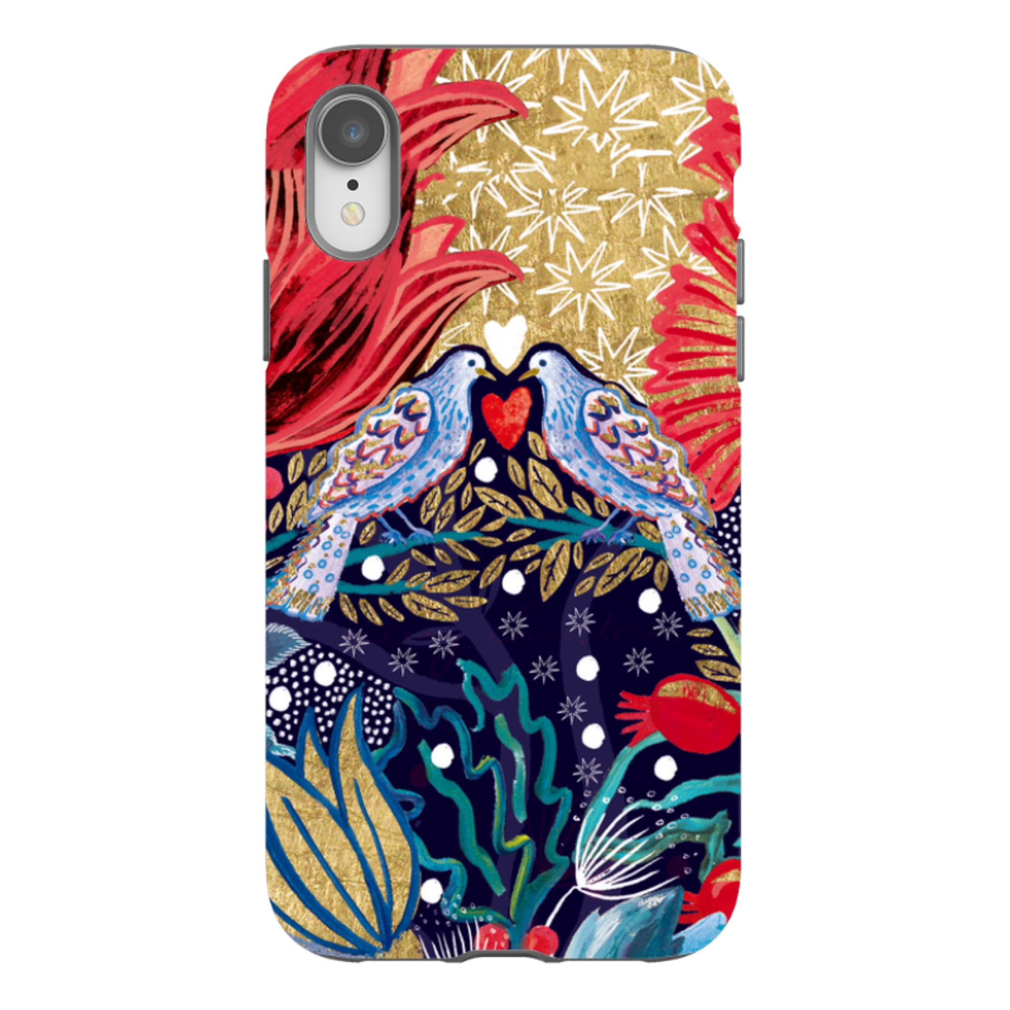 iPhone Tough Case - Turtle Doves By Emma Frances Grant
