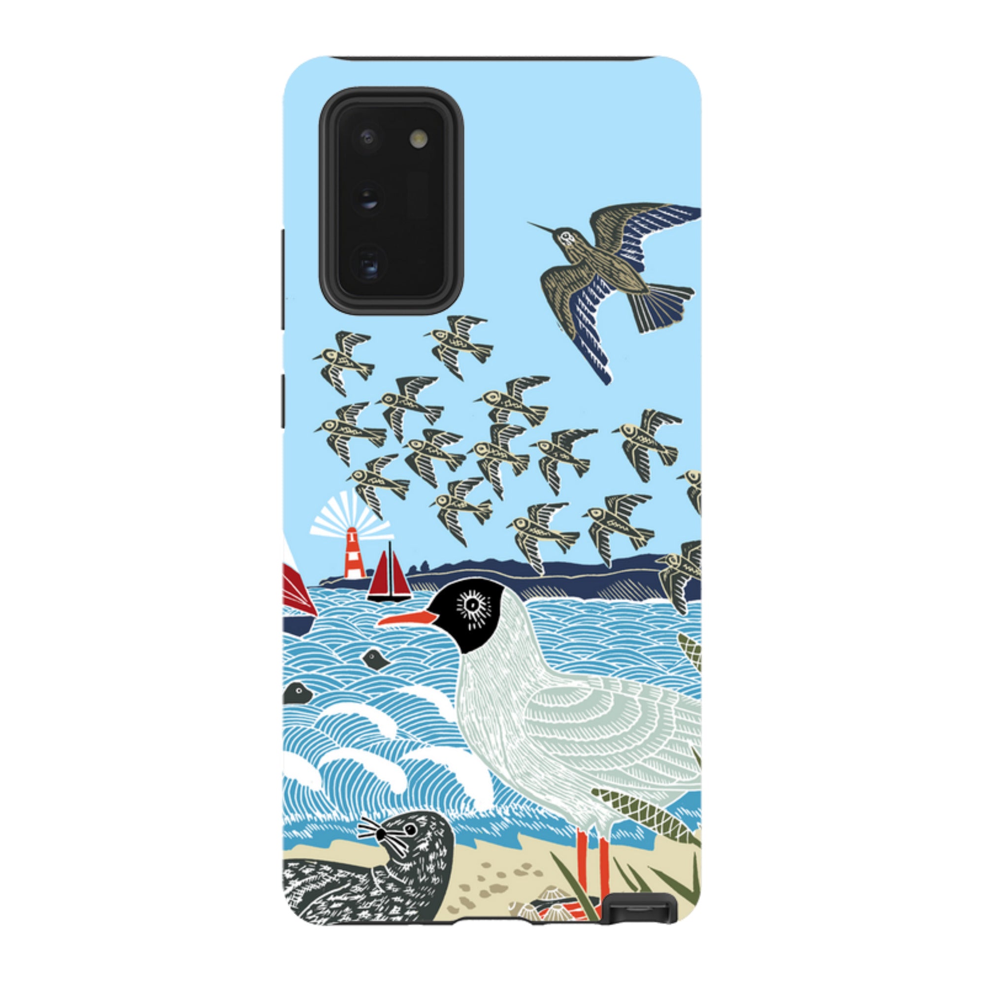 Samsung Tough  Case - Seagulls And Seals By Kate heiss