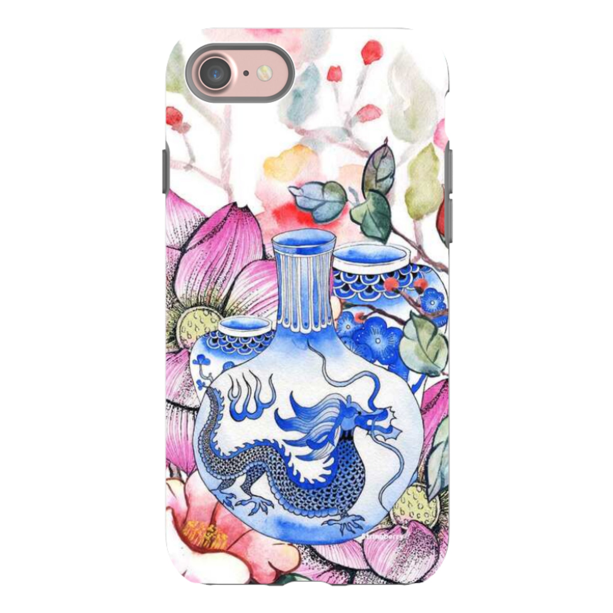 iPhone Tough Case - Dragon Vase
