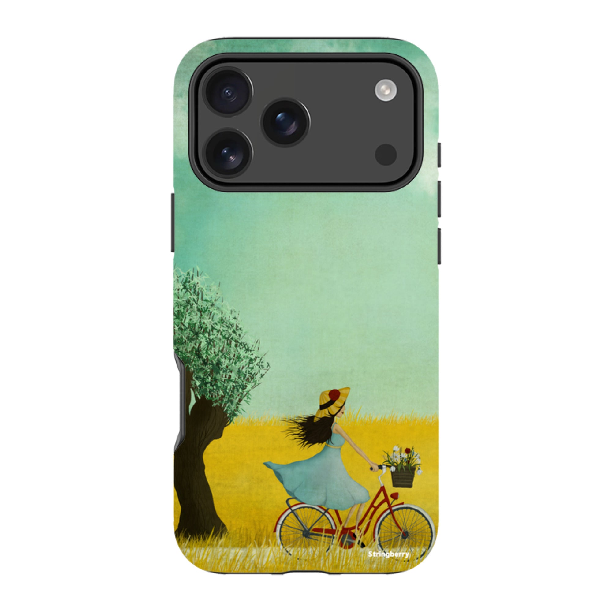 iPhone Tough Case - Bike Ride By Maja Lindberg
