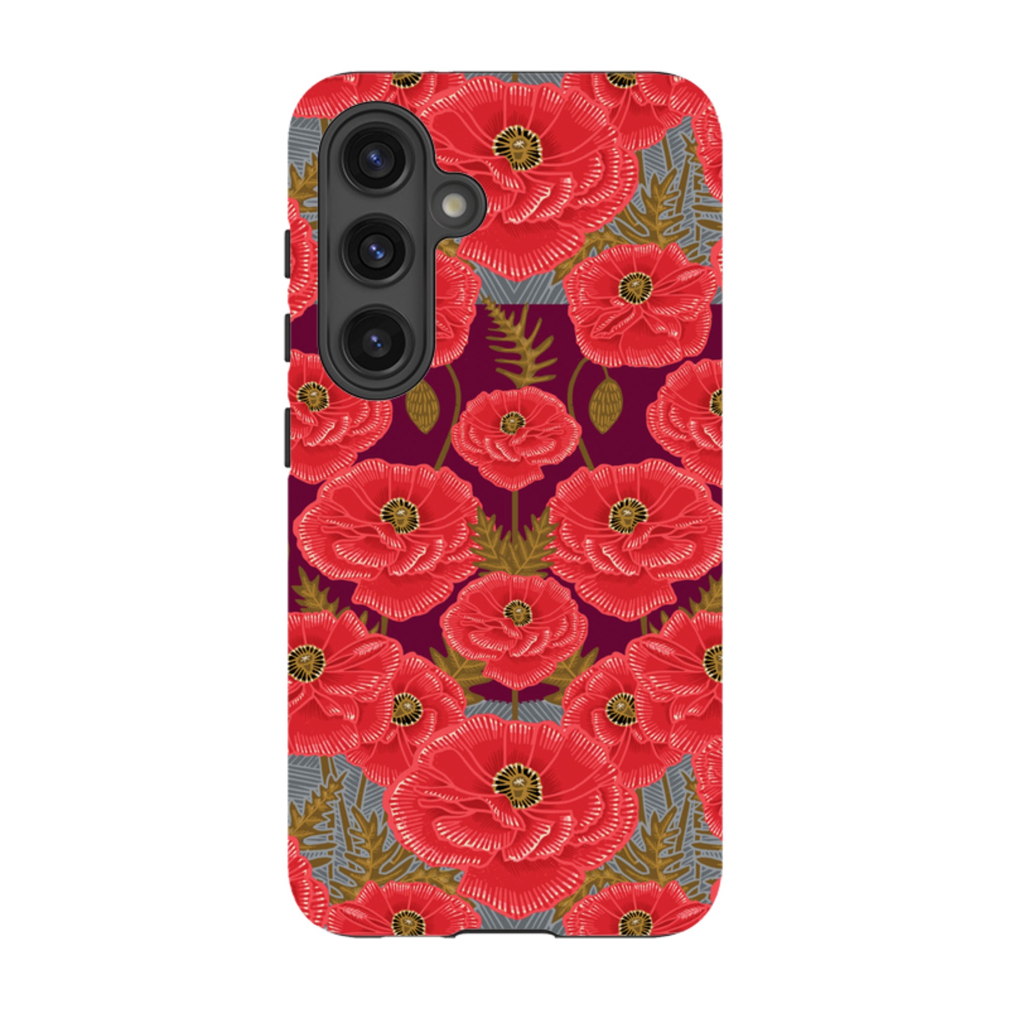 Samsung Tough Case - Poppy Red By Kate Heiss