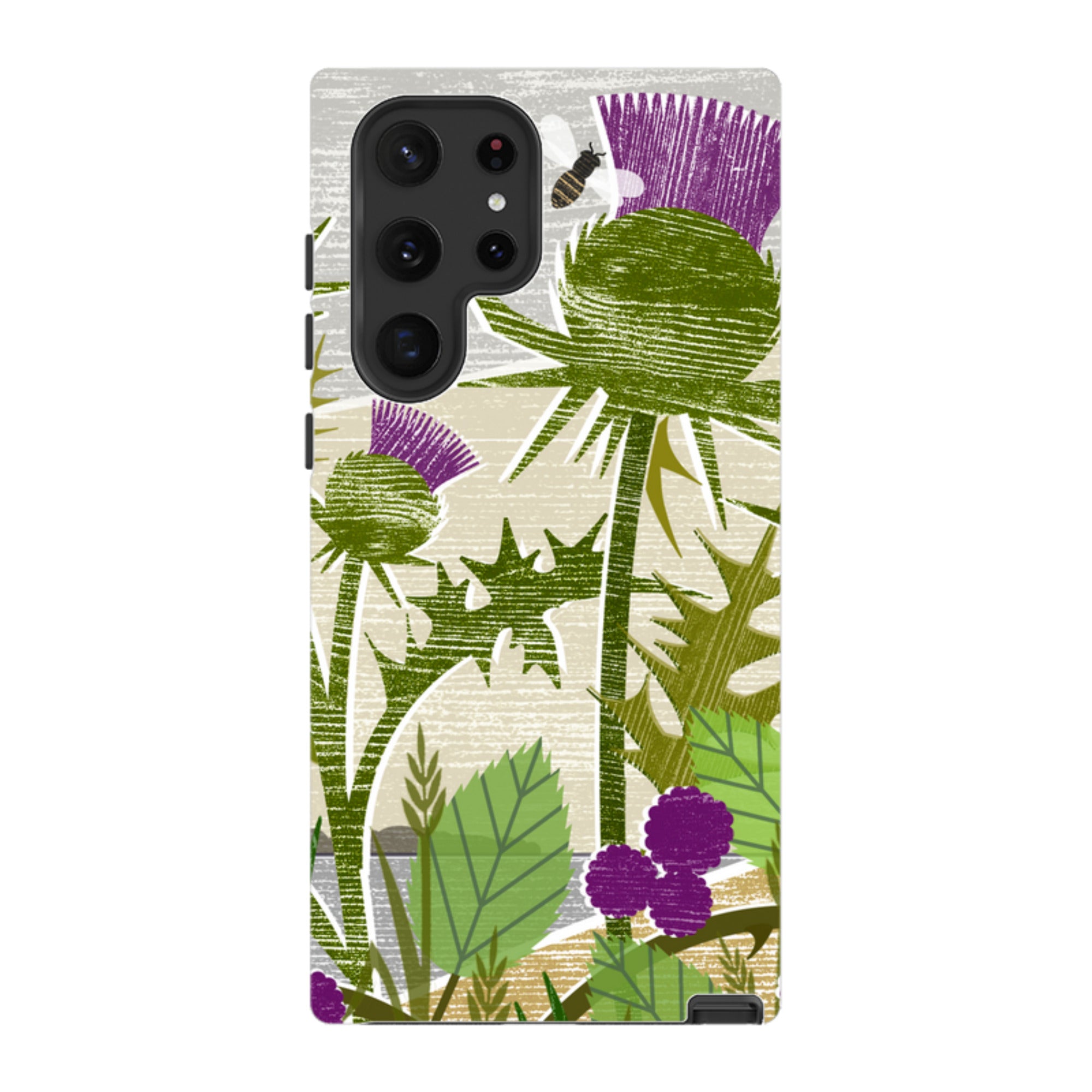 Samsung Tough Case - Purple Thistle By Liane Payne