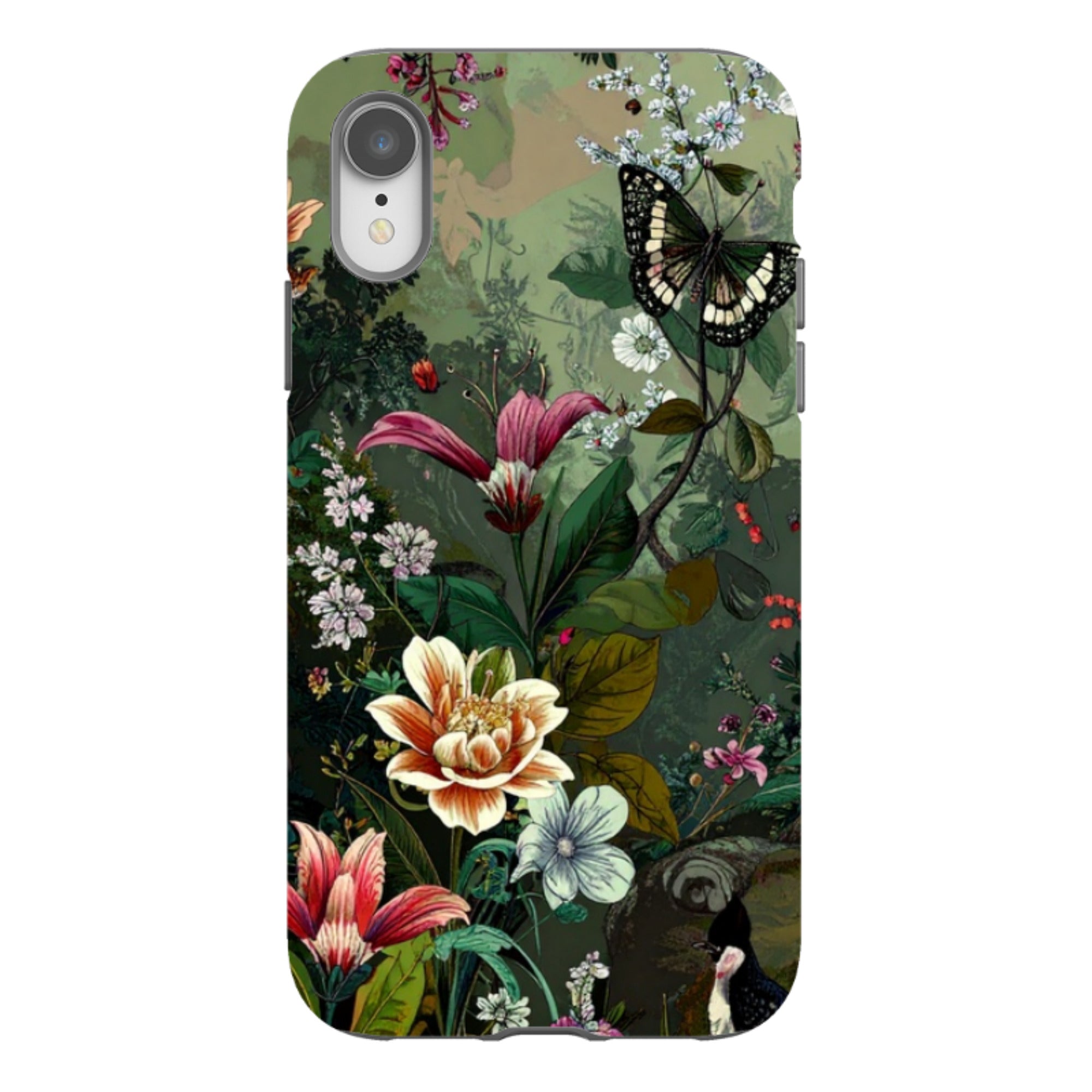 iPhone Tough Case - Green Vyne Butterfly