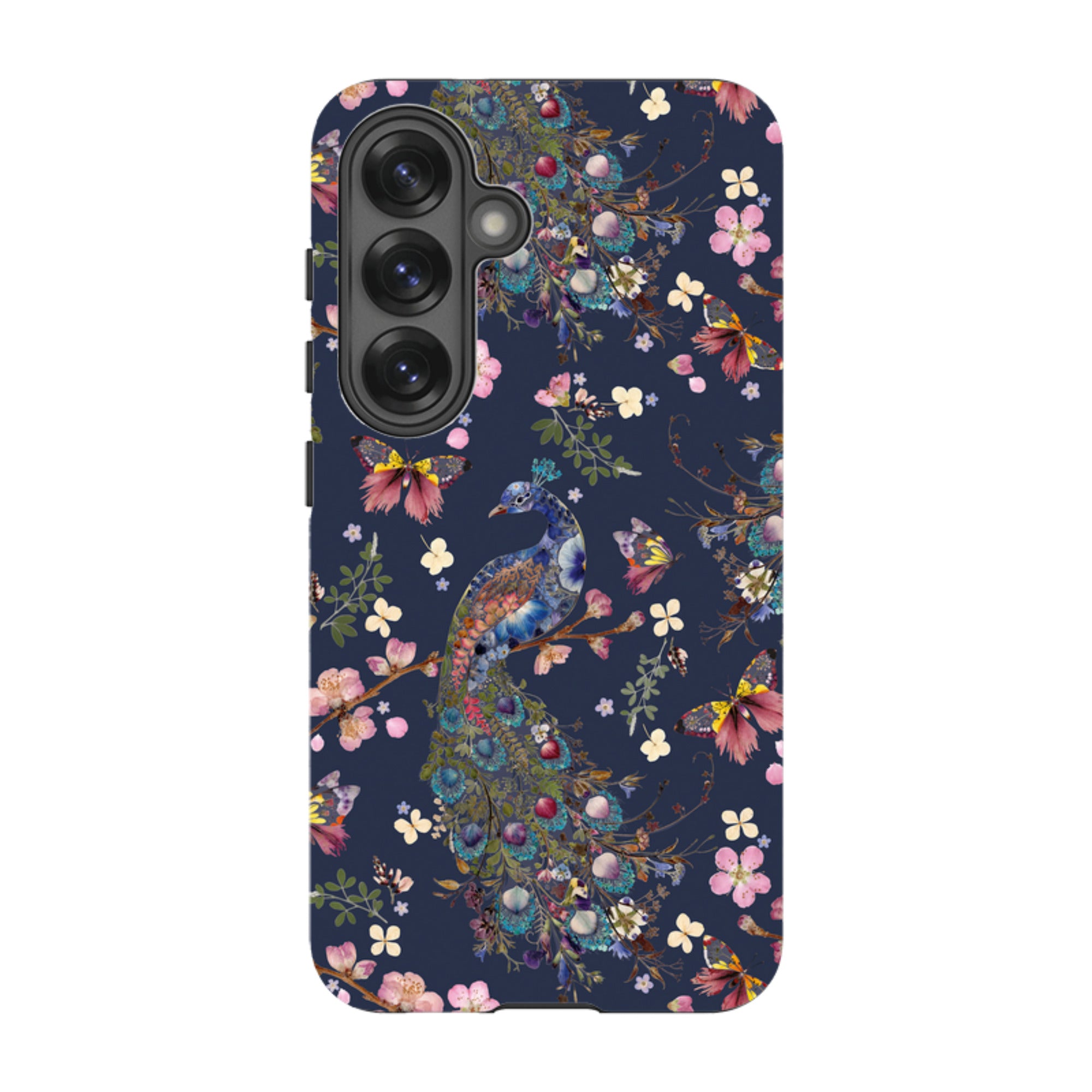 Samsung Tough Case - Peacock and Cherry Blossoms Iris By Helen Ahpornsiri
